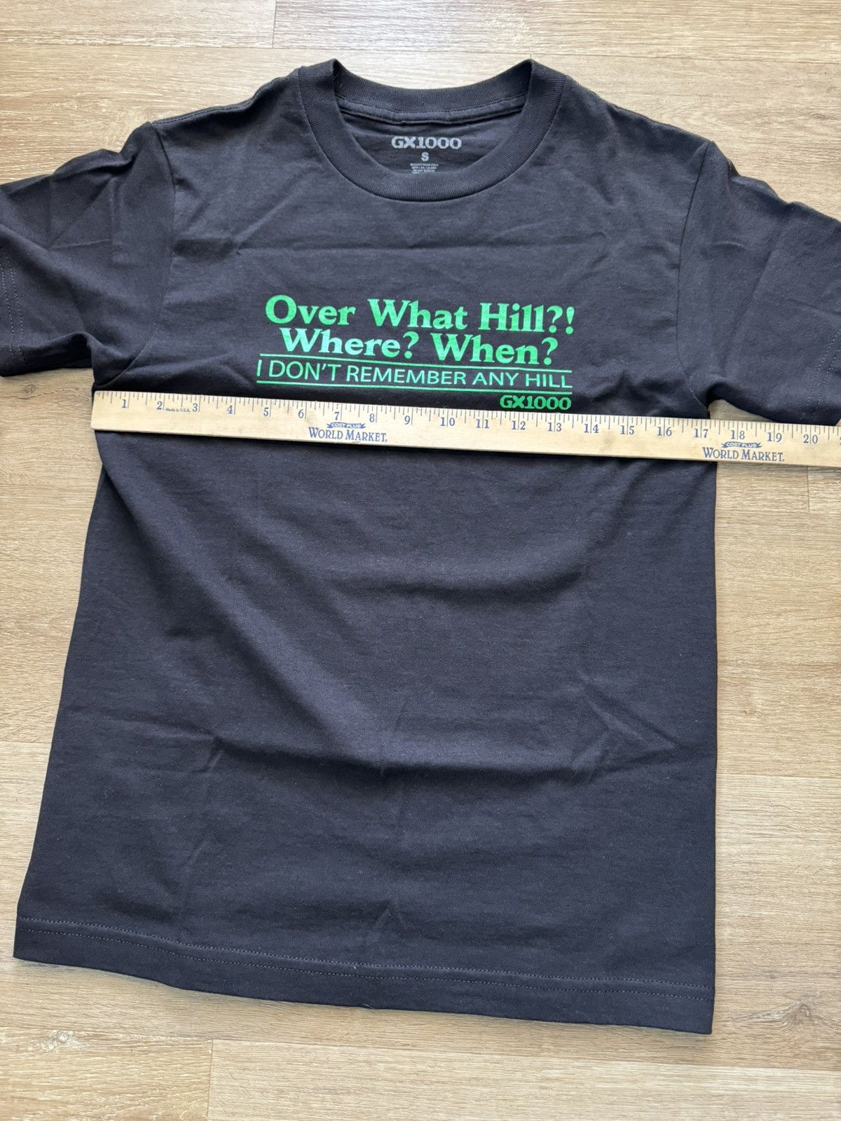GX1000 GX1000 Over What Hill, Where?! Tee (Black/S) Size US S / EU 44-46 / 1 - 15 Thumbnail