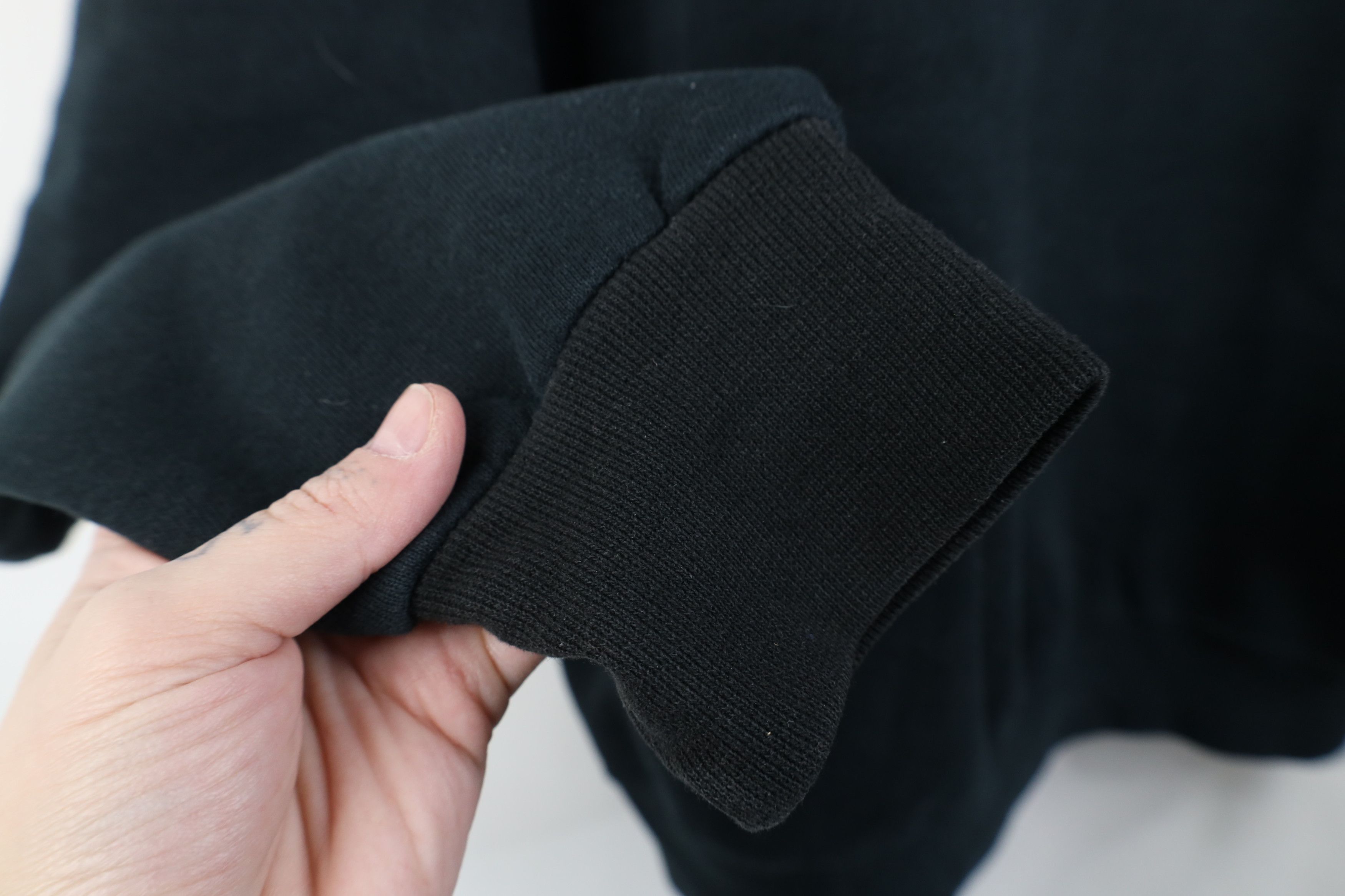 Vintage Vintage 90s Streetwear Heavy Crewneck Sweatshirt Black USA Size US XL / EU 56 / 4 - 8 Thumbnail