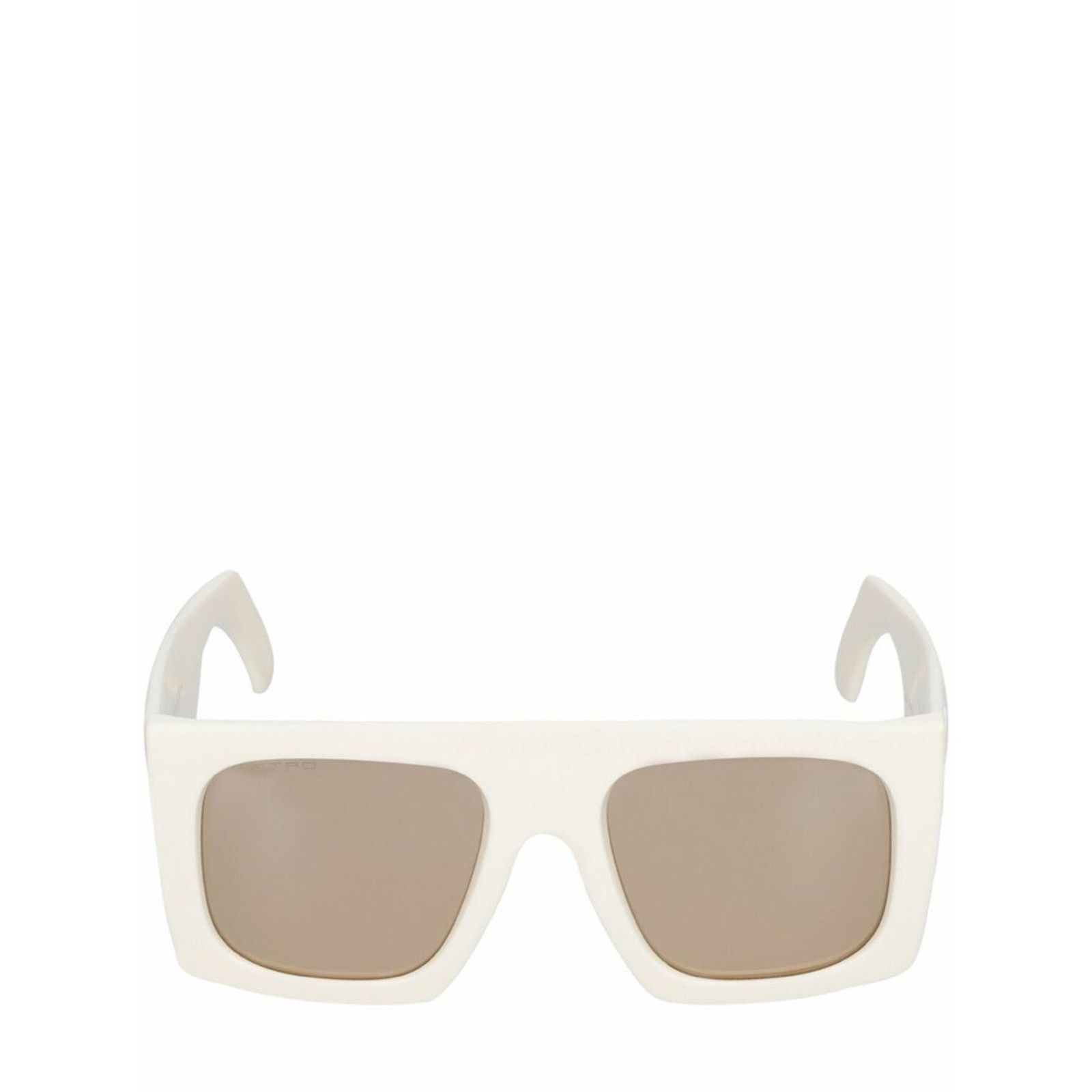 Etro New Etro ETROSCREEN 0SZJ70 White Sunglasses Brown Lenses Size ONE SIZE - 7 Thumbnail