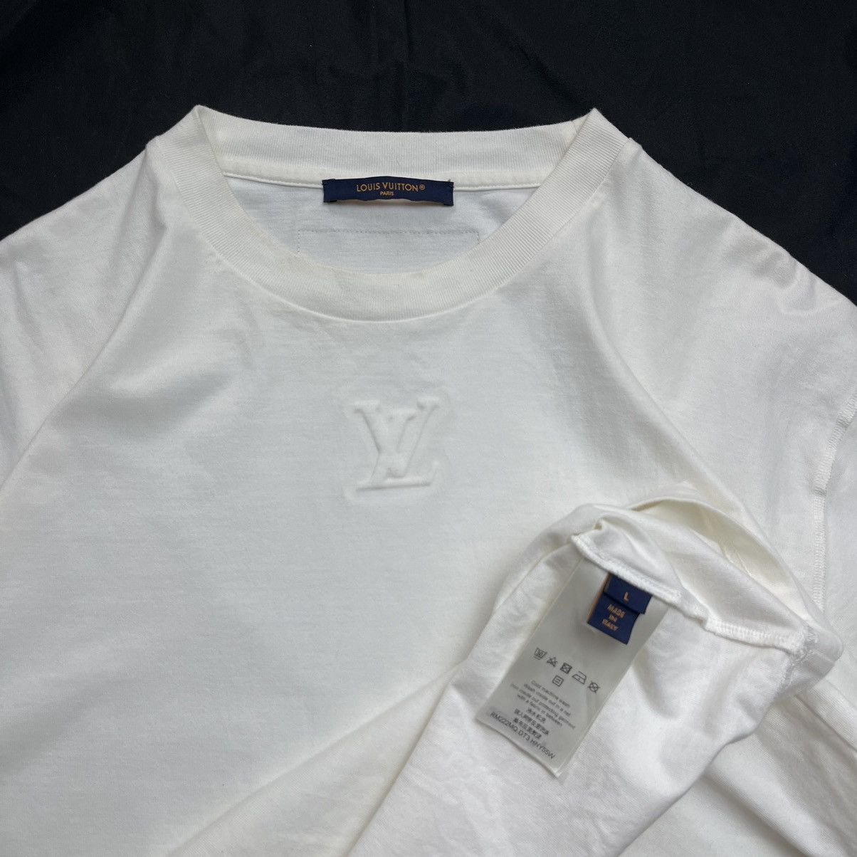 Louis Vuitton Louis Vuitton White Tee Size US L / EU 52-54 / 3 - 4 Thumbnail