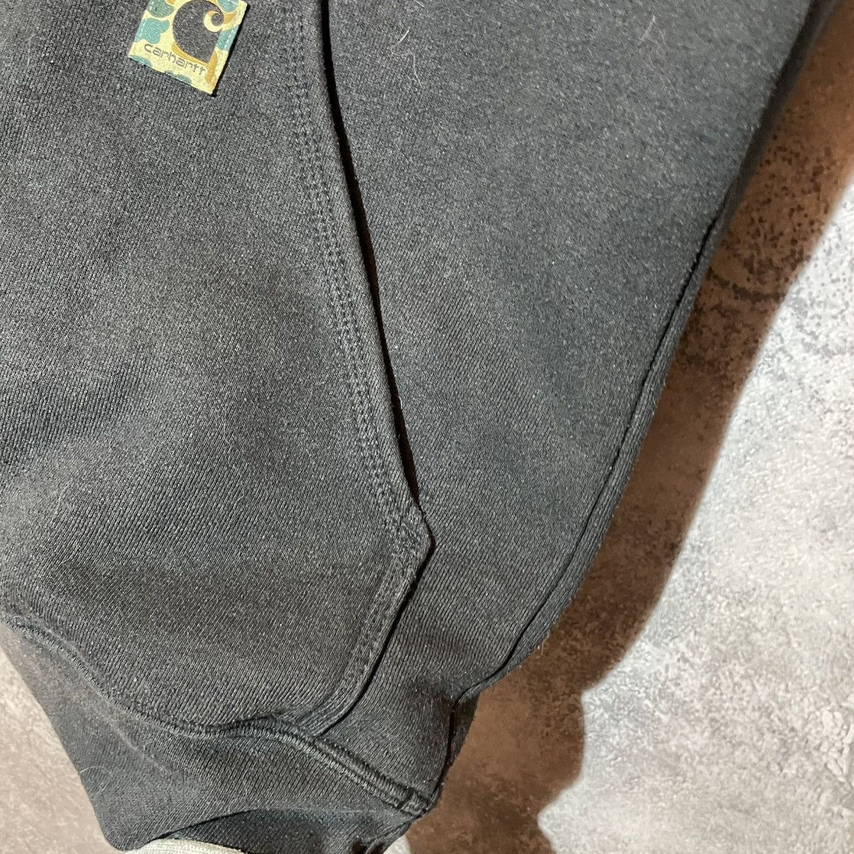 Carhartt Vintage Carhartt Faded Hoodie Small Black Camo Logo Y2K Rare Size US S / EU 44-46 / 1 - 7 Thumbnail