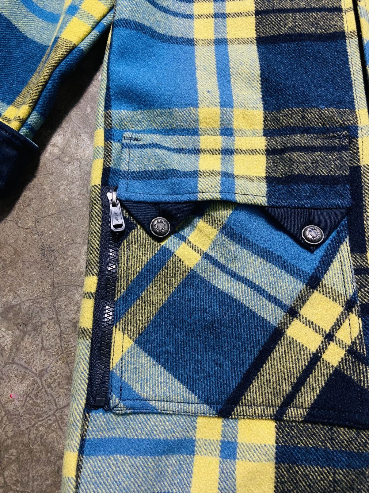 Diesel Deadstock Diesel Wool Plaid Jacket Size M / US 6-8 / IT 42-44 - 7 Thumbnail