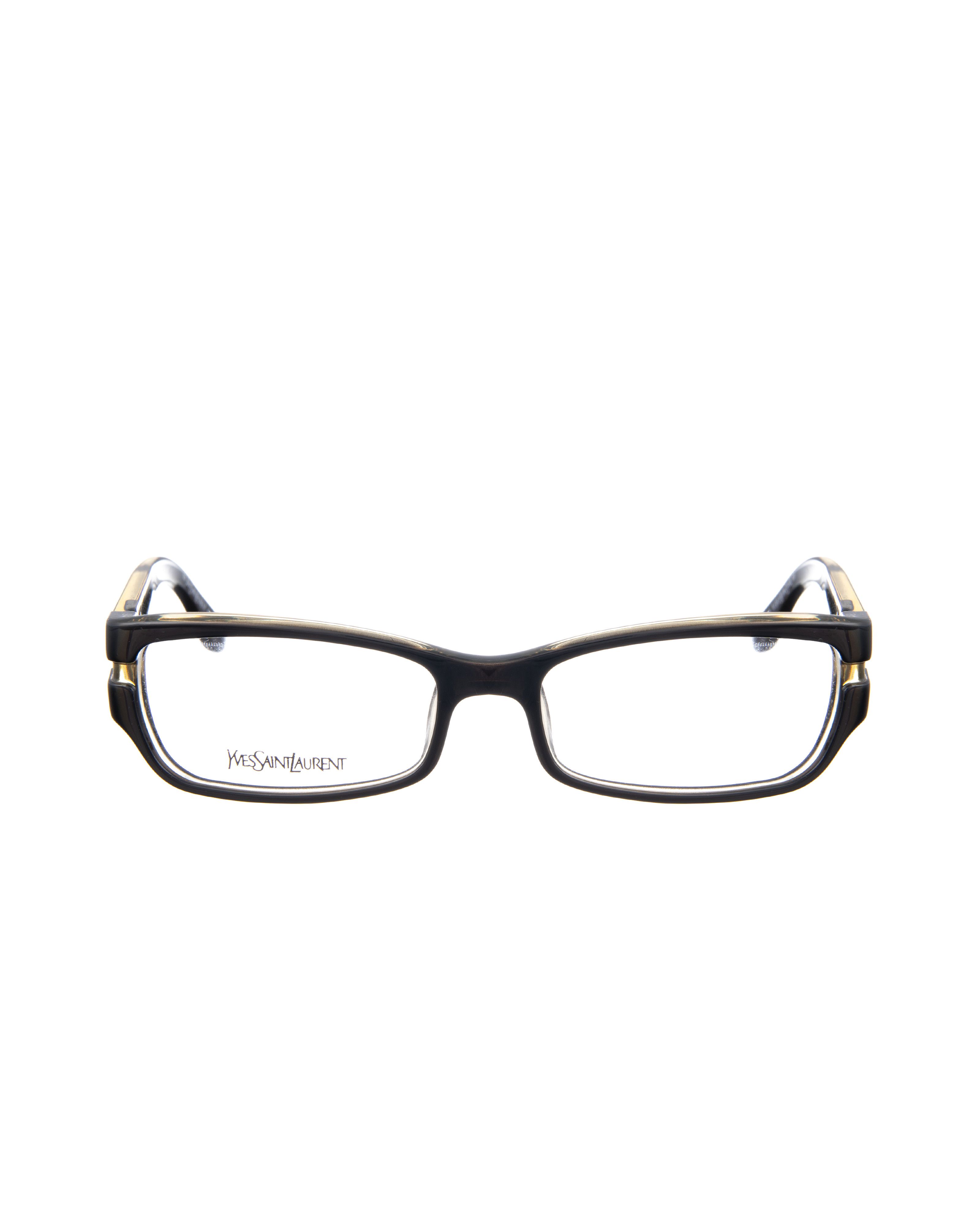 Vintage × Yves Saint Laurent Yves Saint Laurent 00s Black Glasses & Transparent Elements Size ONE SIZE - 1 Thumbnail