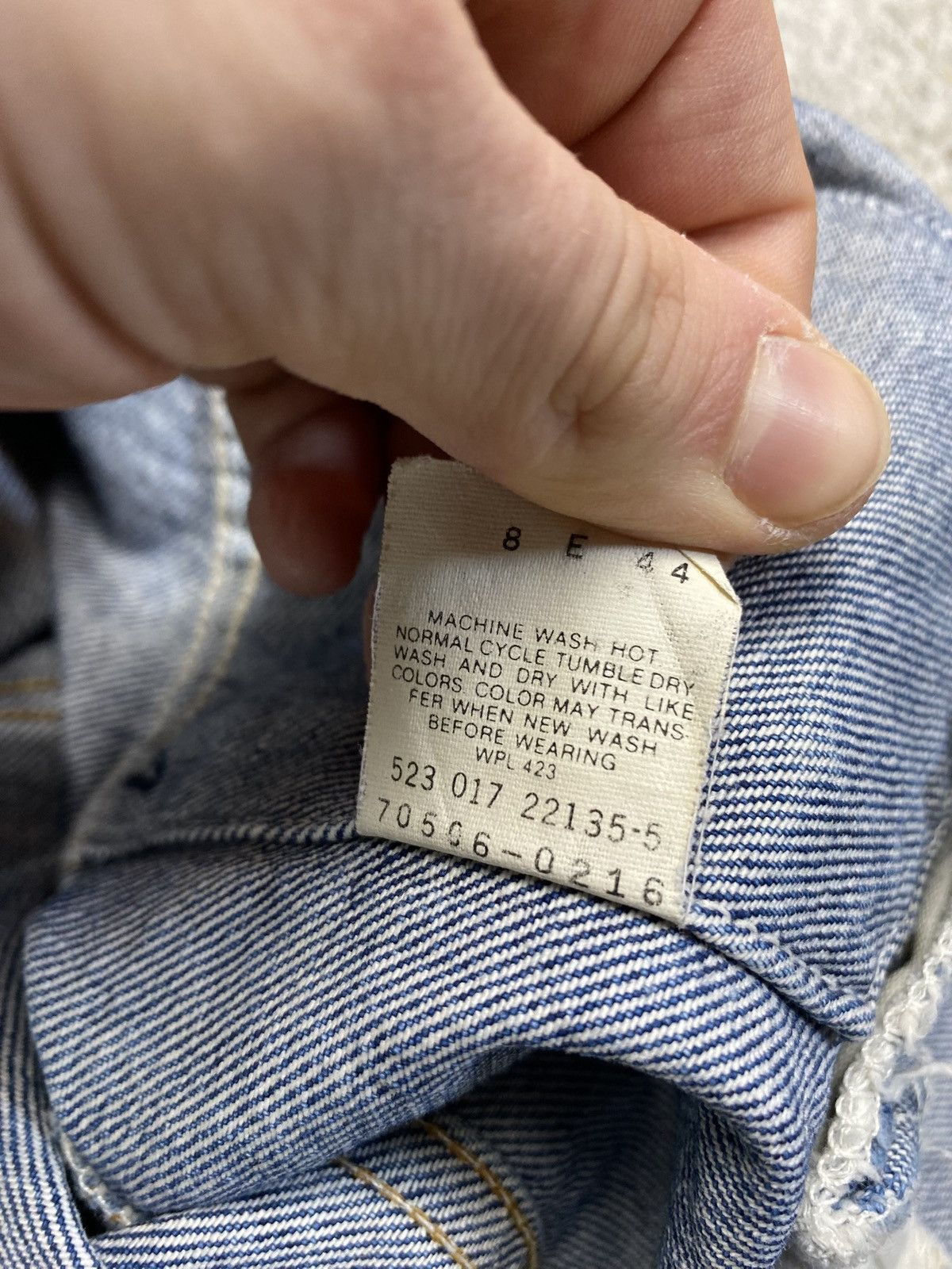 Levi's Vintage Clothing Levis vintage denim jacket from 1987 Size US M / EU 48-50 / 2 - 11 Thumbnail