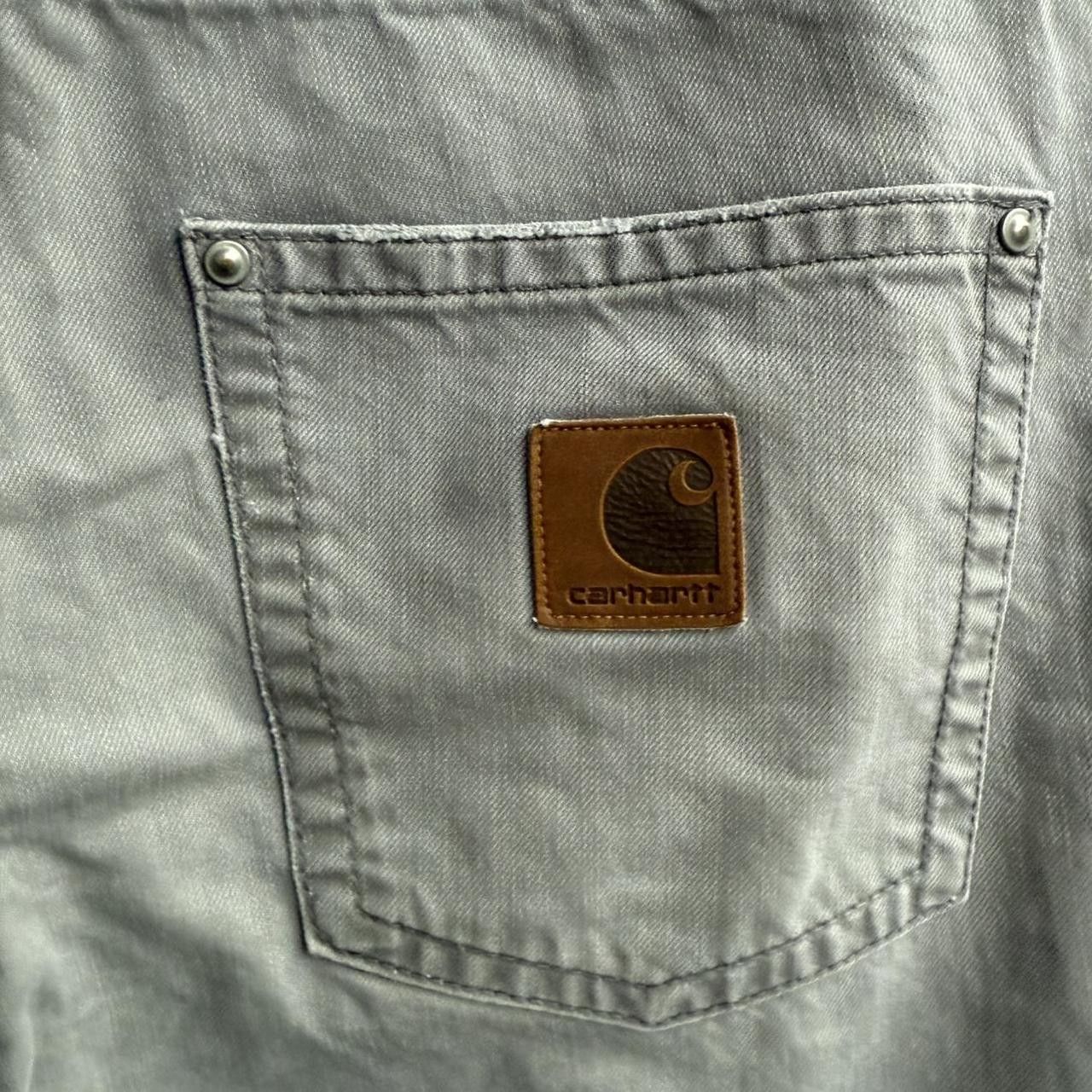 Carhartt Carhartt Grey Earthtones y2k Trousers Vintage Workwear Pants Size US 33 - 4 Thumbnail