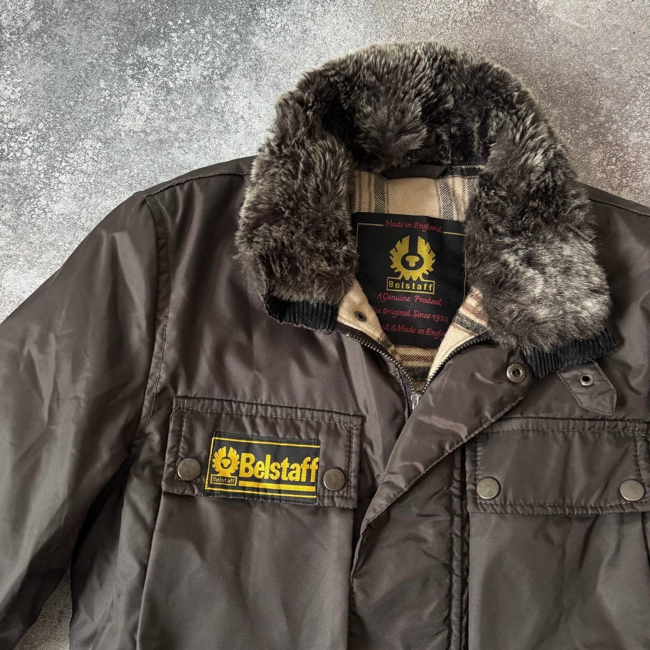 Belstaff × Vintage Belstaff Vintage Moto/Biker Belted Jacket Size M / US 6-8 / IT 42-44 - 3 Thumbnail
