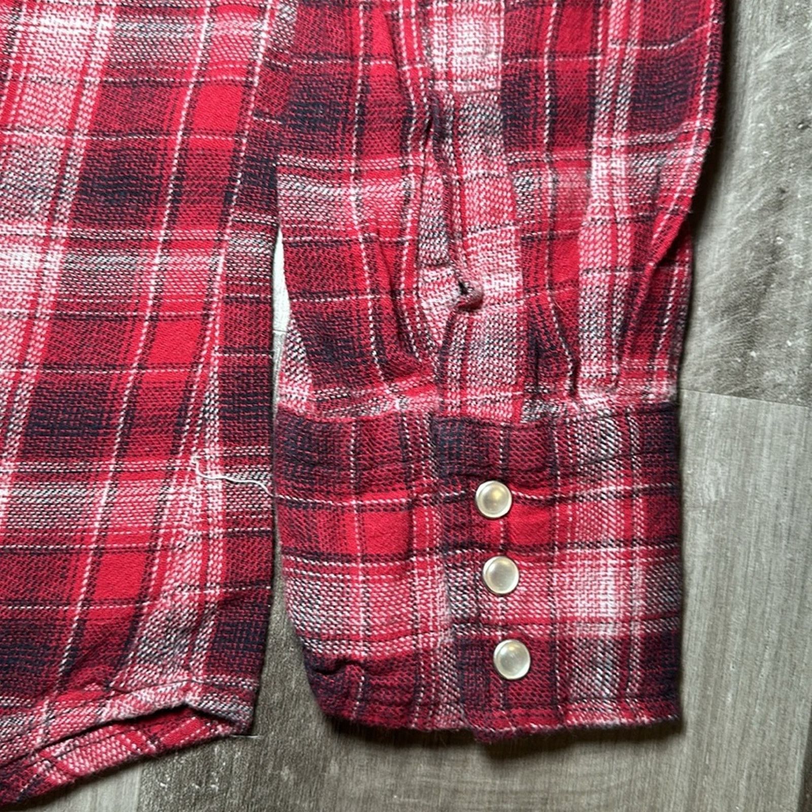 Wrangler Wrangler Wrancher Flannel Long Sleeve Pearl Snap - Medium Size US M / EU 48-50 / 2 - 4 Thumbnail