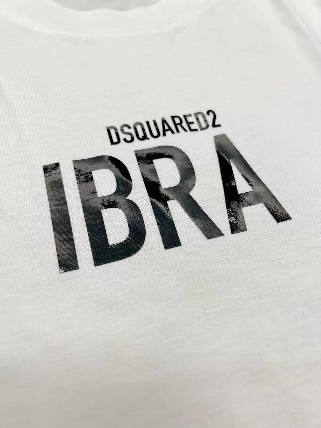 Dsquared2 Dsquared2 22FW White Slim IBRA Black Crewneck Tee Size US M / EU 48-50 / 2 - 4 Thumbnail