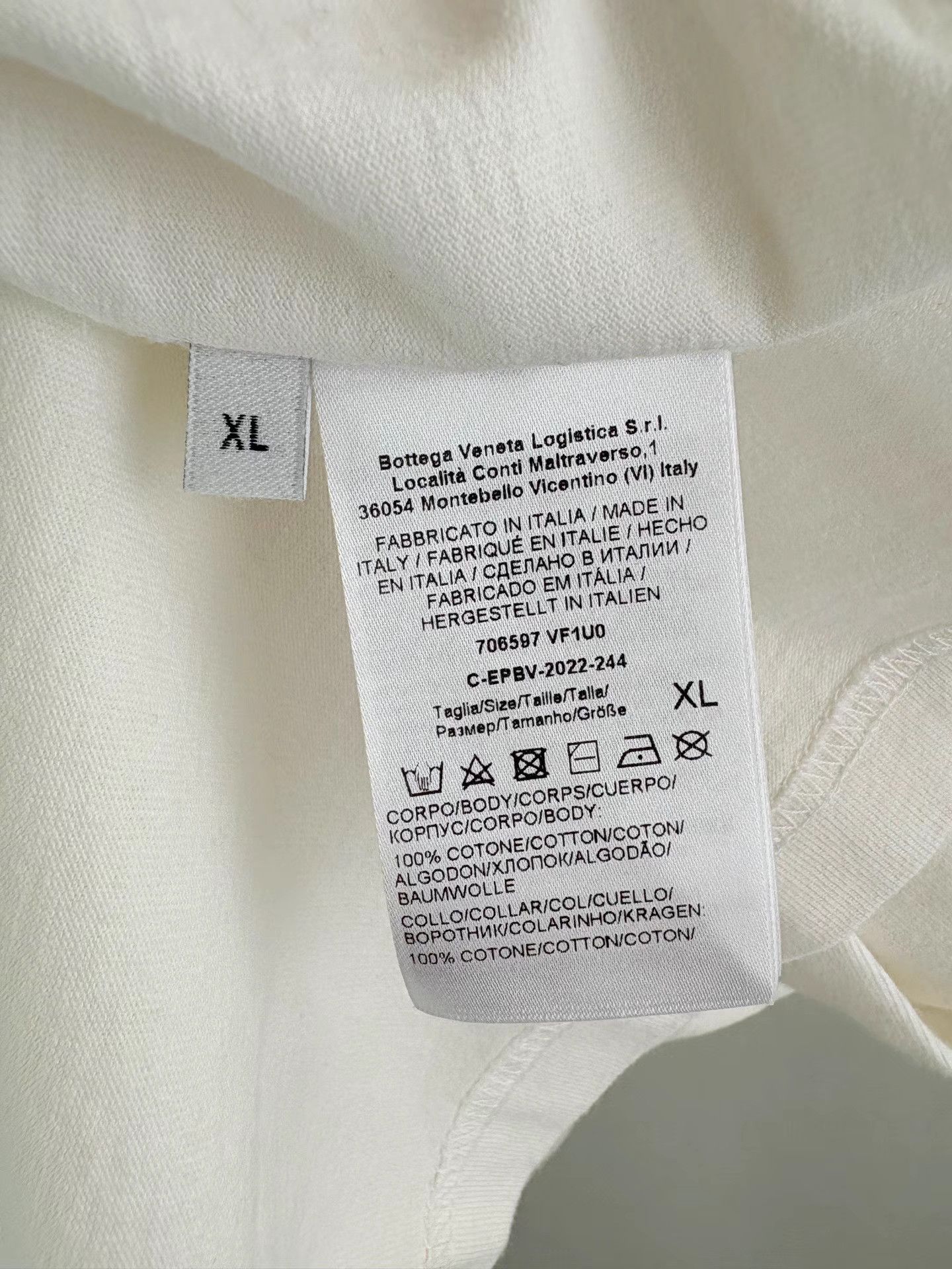 Bottega Veneta Bottega Veneta White Long Sleeve Shirt K1 Size US XL / EU 56 / 4 - 4 Thumbnail
