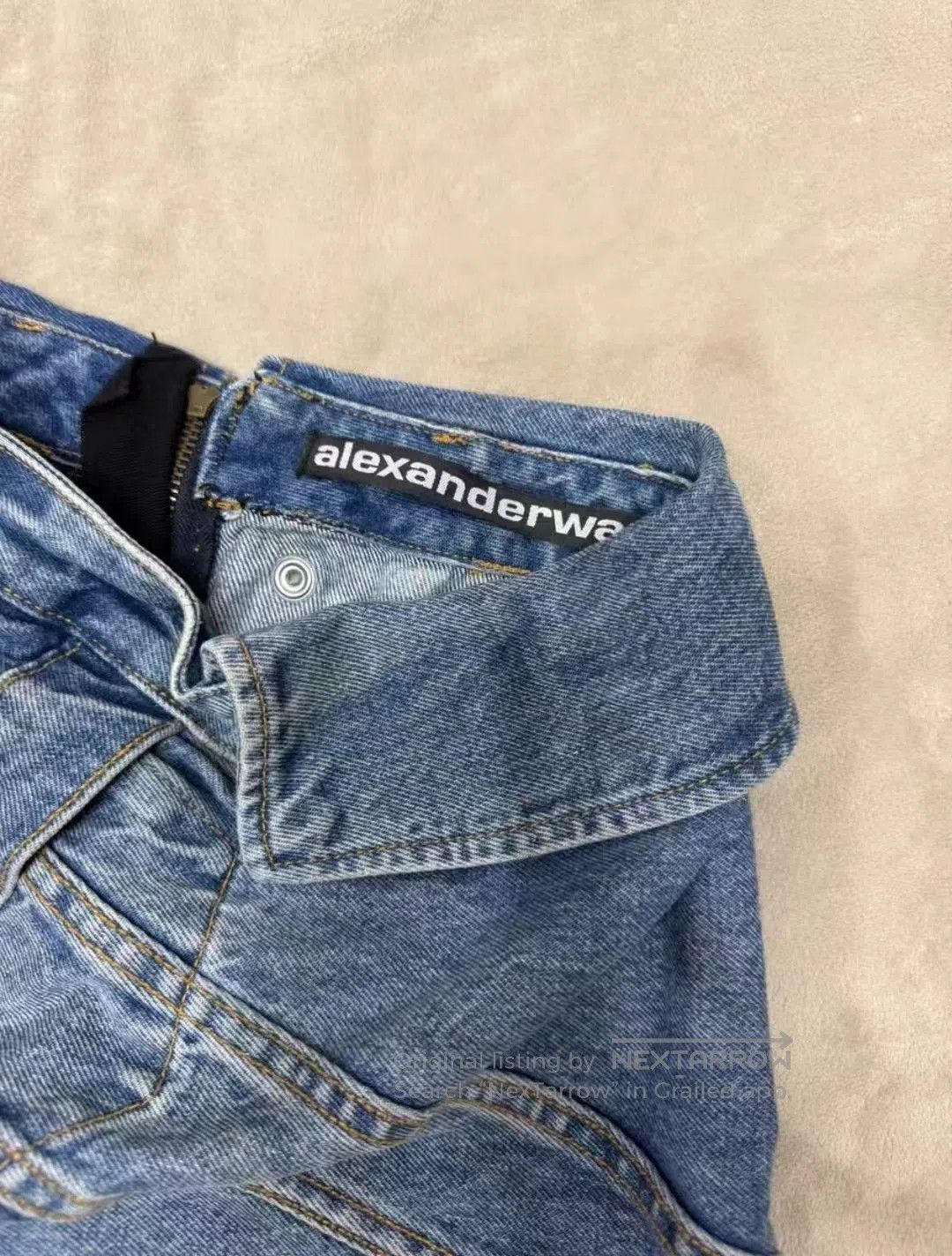 Alexander Wang Alexander Wang Denim Mini Skirt. Size US 27 - 2 Thumbnail