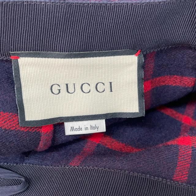 Gucci Gucci Purple wool logo skirt Size 25" / US 0 / IT 36 - 6 Thumbnail