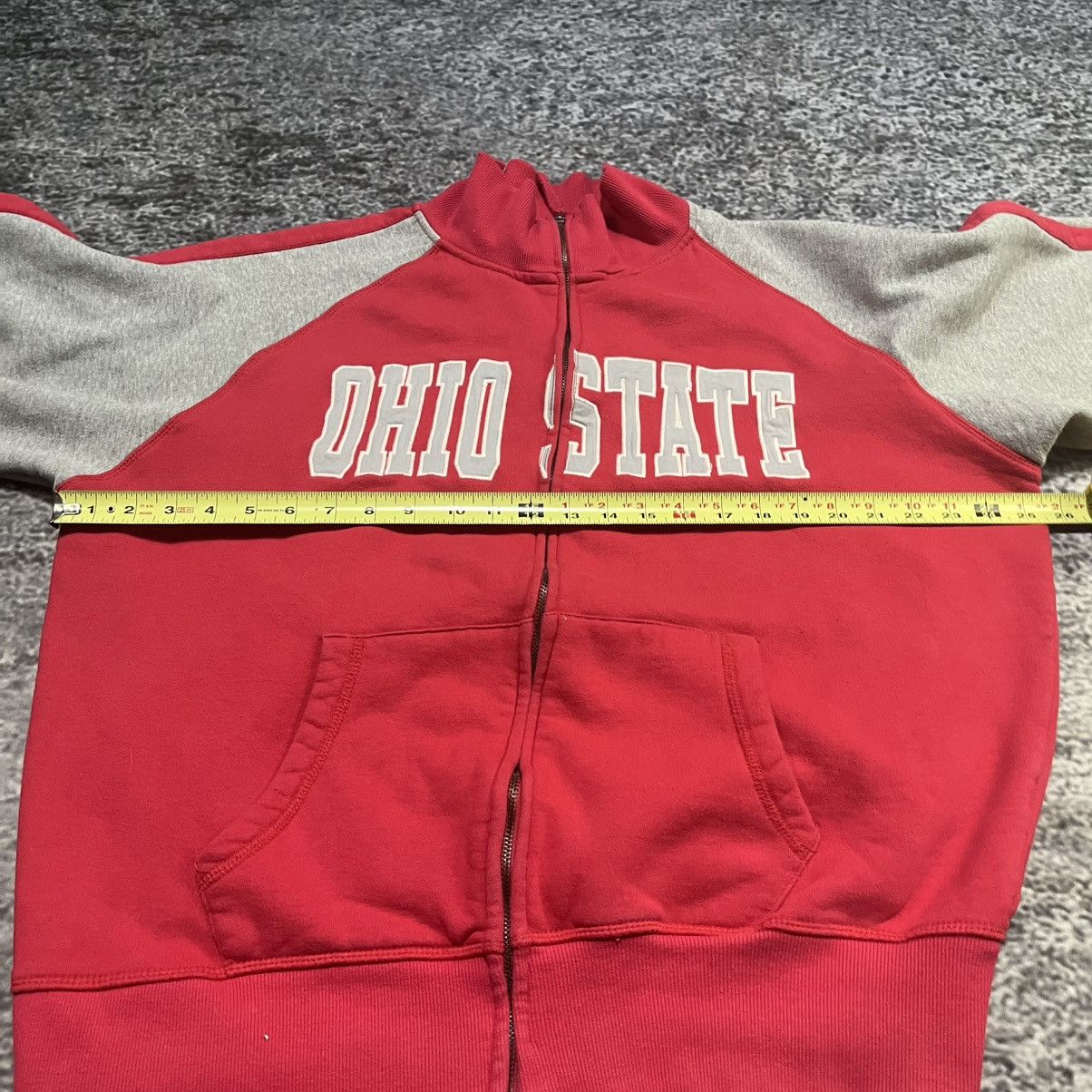 Vintage Vintage Ohio State University Zip Up Spellout Sweatshirt XL Size US XL / EU 56 / 4 - 7 Thumbnail