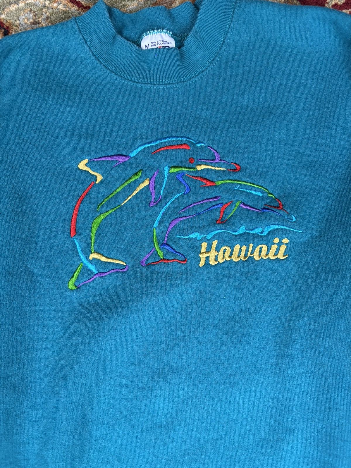 Vintage Vintage 90s Hawaii Crewneck Sweatshirt Size M / US 6-8 / IT 42-44 - 3 Thumbnail