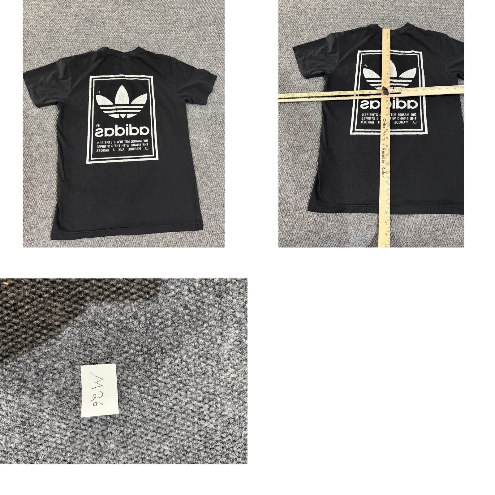 Adidas adidas graphic T-Shirt Mens Medium Black Trefoil Logo Short Sleeve Casual Size US M / EU 48-50 / 2 - 8 Thumbnail