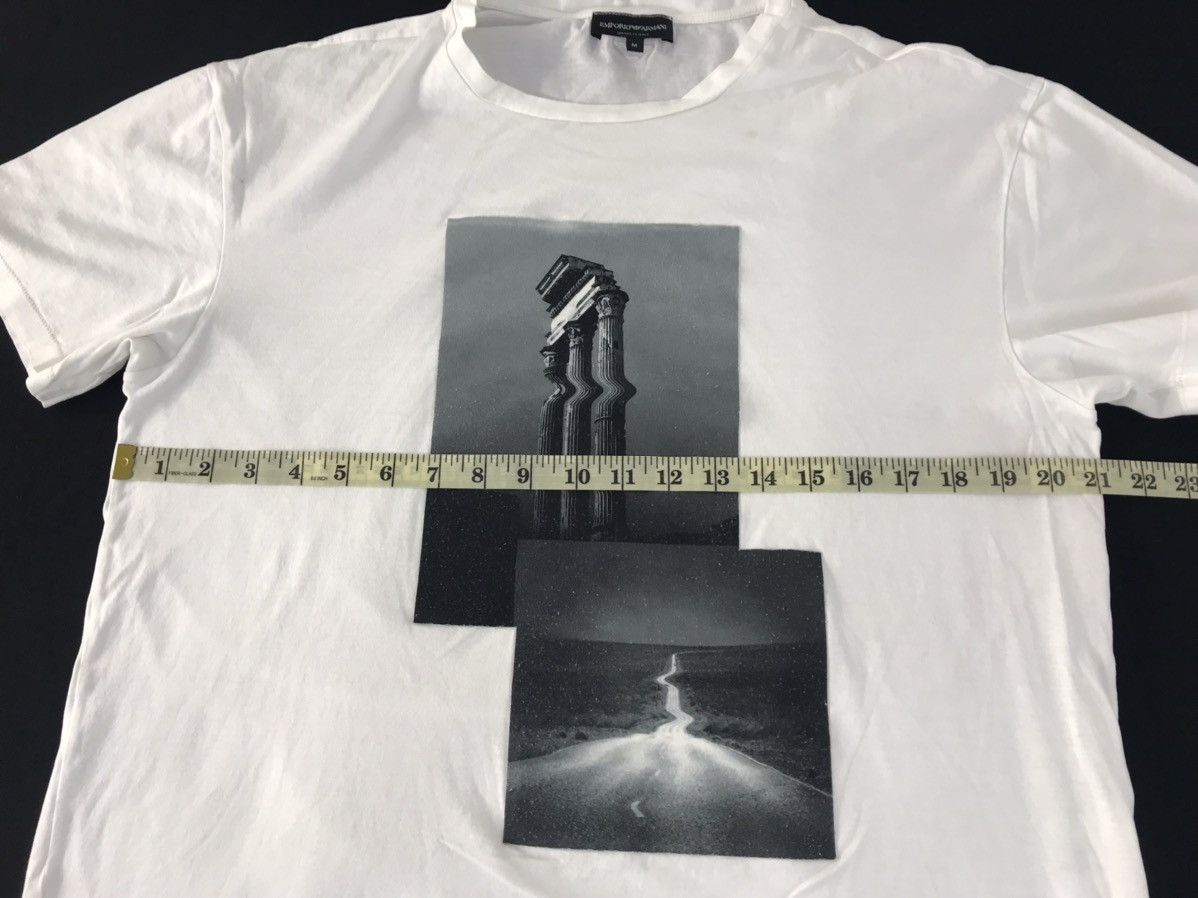 Emporio Armani Italian Brand Big Graphic Screen Printed Tee