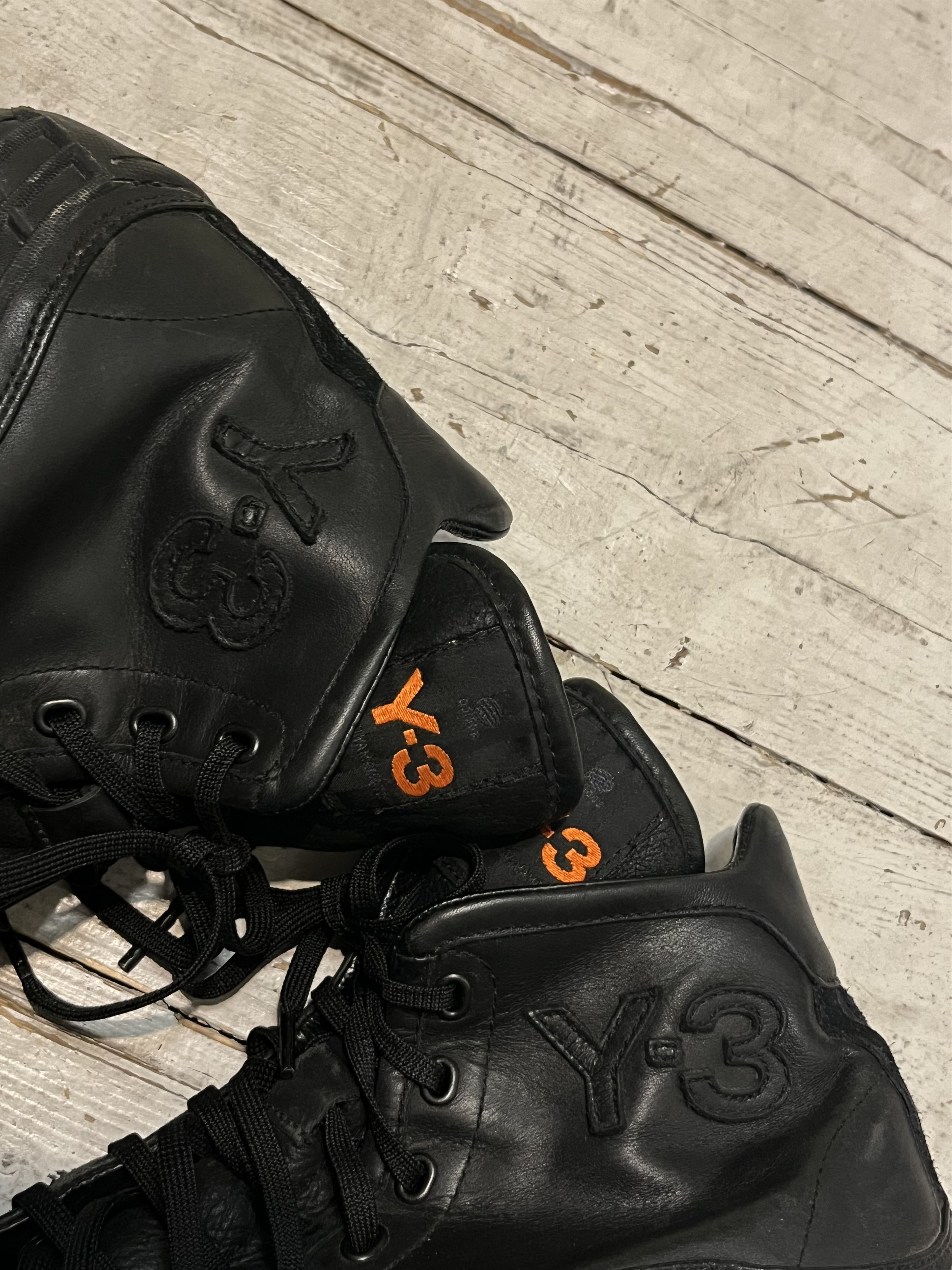 Japanese Brand × Y-3 × Yohji Yamamoto Archive Vintage Yohji Yamamoto Y-3 GR.1P High in Black Size US 7.5 / EU 40-41 - 6 Thumbnail