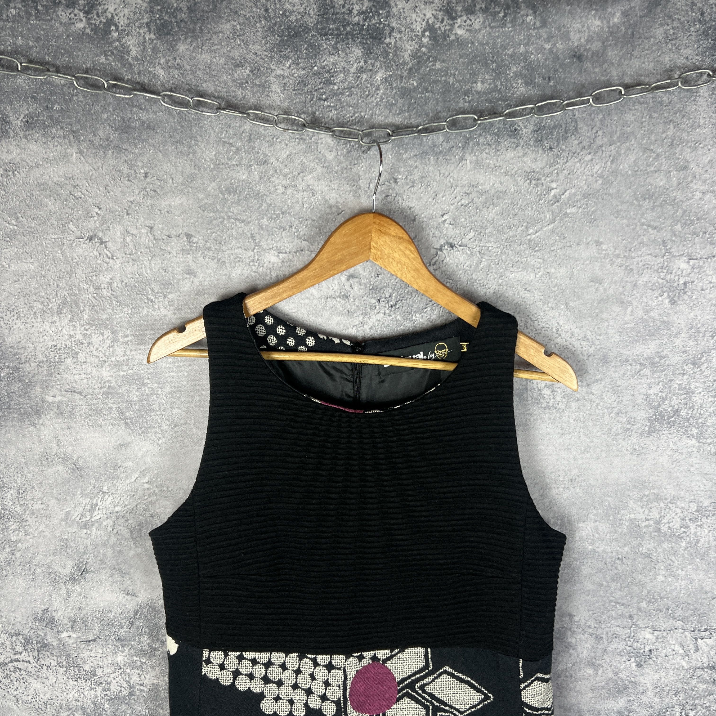 Desigual Desigual Dress Women's Size 44 Multicolor Sleeveless Size M / US 6-8 / IT 42-44 - 2 Thumbnail