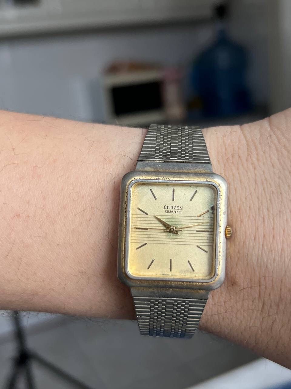 Citizen × Japanese Brand Citizen Vintage 80s Quartz Tank Watch Classic Japan Y2K Size ONE SIZE - 4 Thumbnail
