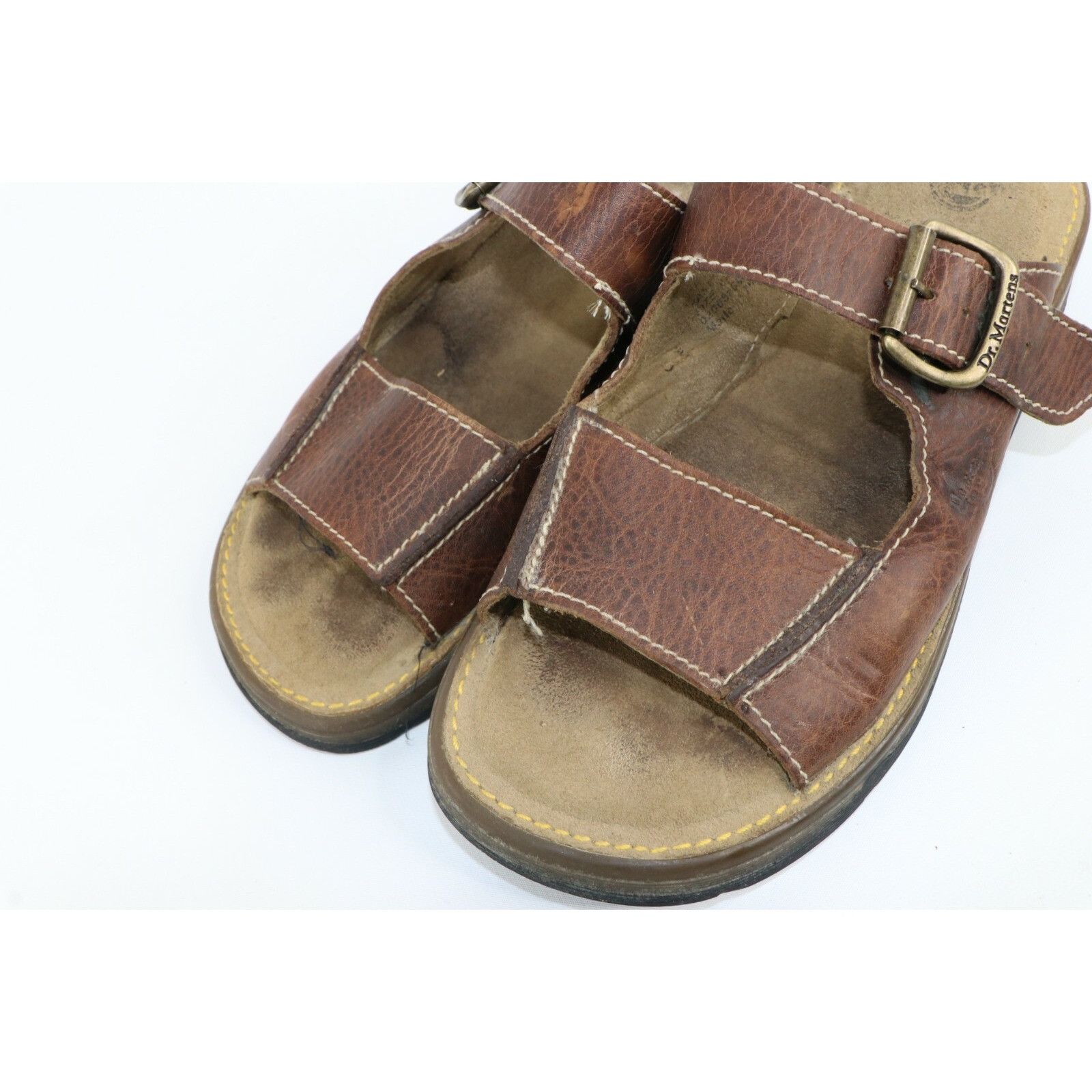 Dr. Martens × Vintage Vintage Dr Martens Chunky Platform Leather Sandals Size US 8 / IT 38 - 6 Thumbnail