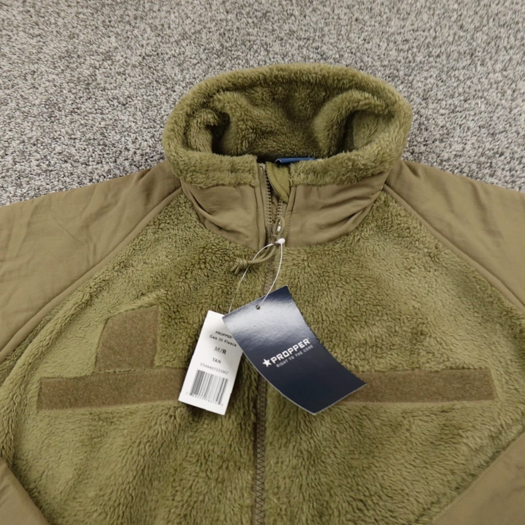 Propper Propper Gen III Fleece Jacket Mens M Green Tan Full Zip Military Tactical Size US M / EU 48-50 / 2 - 3 Thumbnail