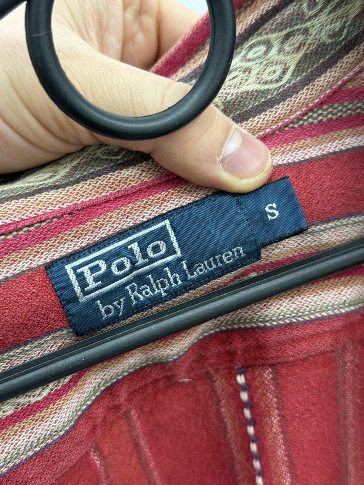 Polo Ralph Lauren Vintage Polo Ralph Lauren Country Aztec Wood Buttons Shirt Size US S / EU 44-46 / 1 - 4 Thumbnail