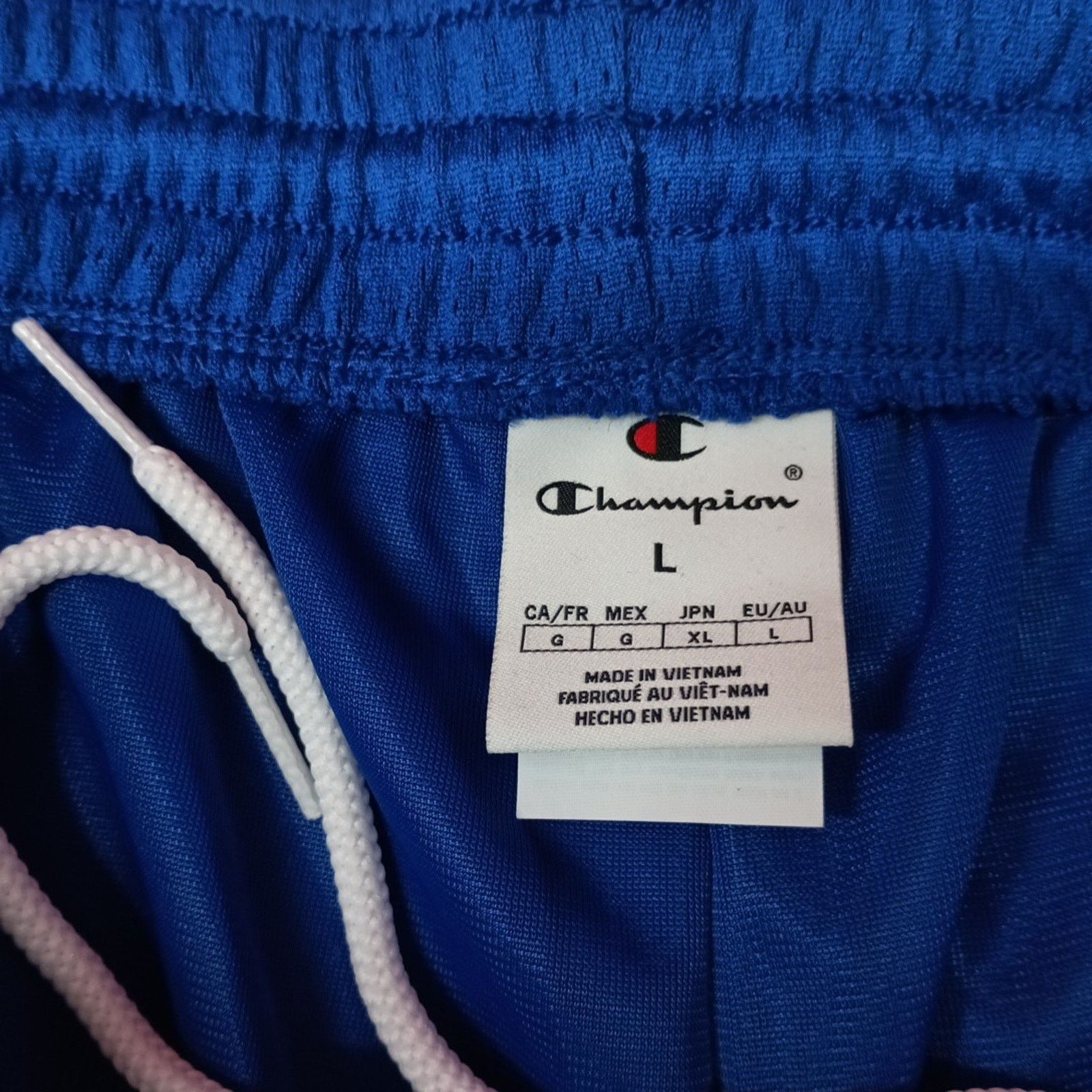 Champion Champion Attack Shorts Men's L Blue Mesh Striped 7” Inseam Size US 34 / EU 50 - 4 Thumbnail