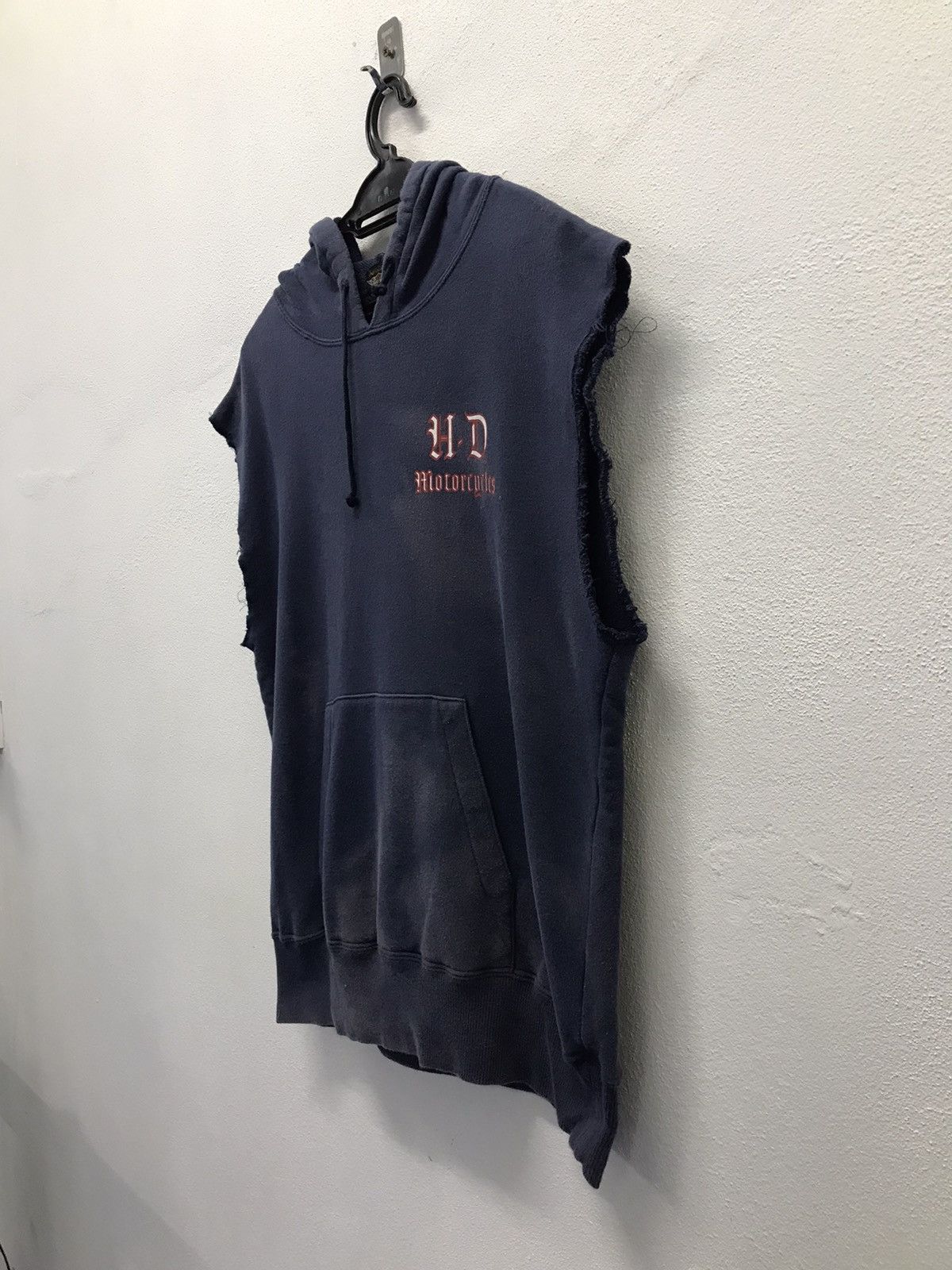 Harley Davidson × Vintage Vintage Harley Davidson Cycles Sleeveless Hoodie Size US L / EU 52-54 / 3 - 6 Thumbnail