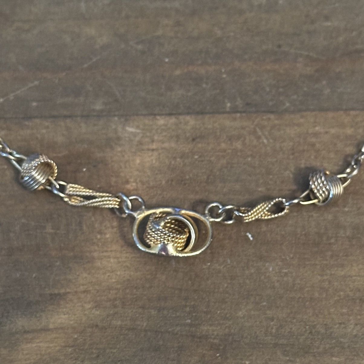 Vintage Vintage gold tone ribbon knot necklace Size ONE SIZE - 3 Thumbnail