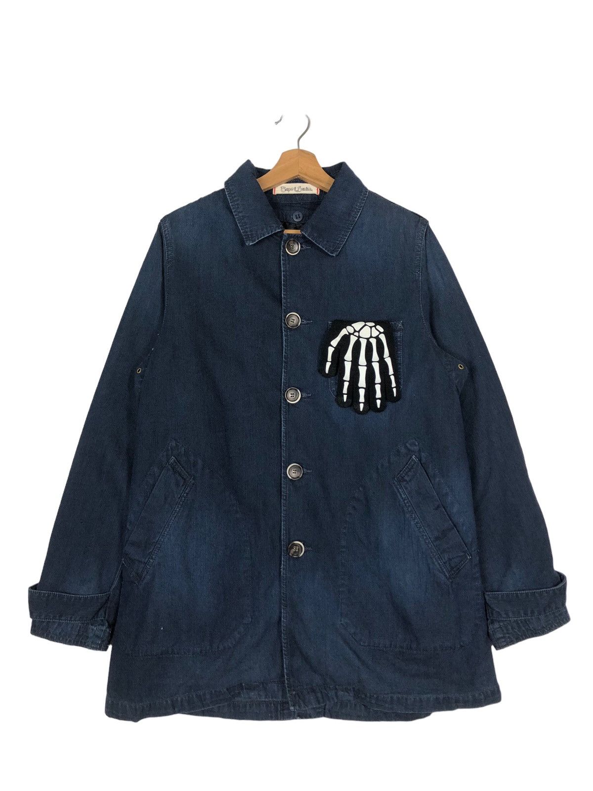 45rpm 🔥Boro Denim Jacket Cepo & Denim Japan Chore Design Size US L / EU 52-54 / 3 - 1 Thumbnail