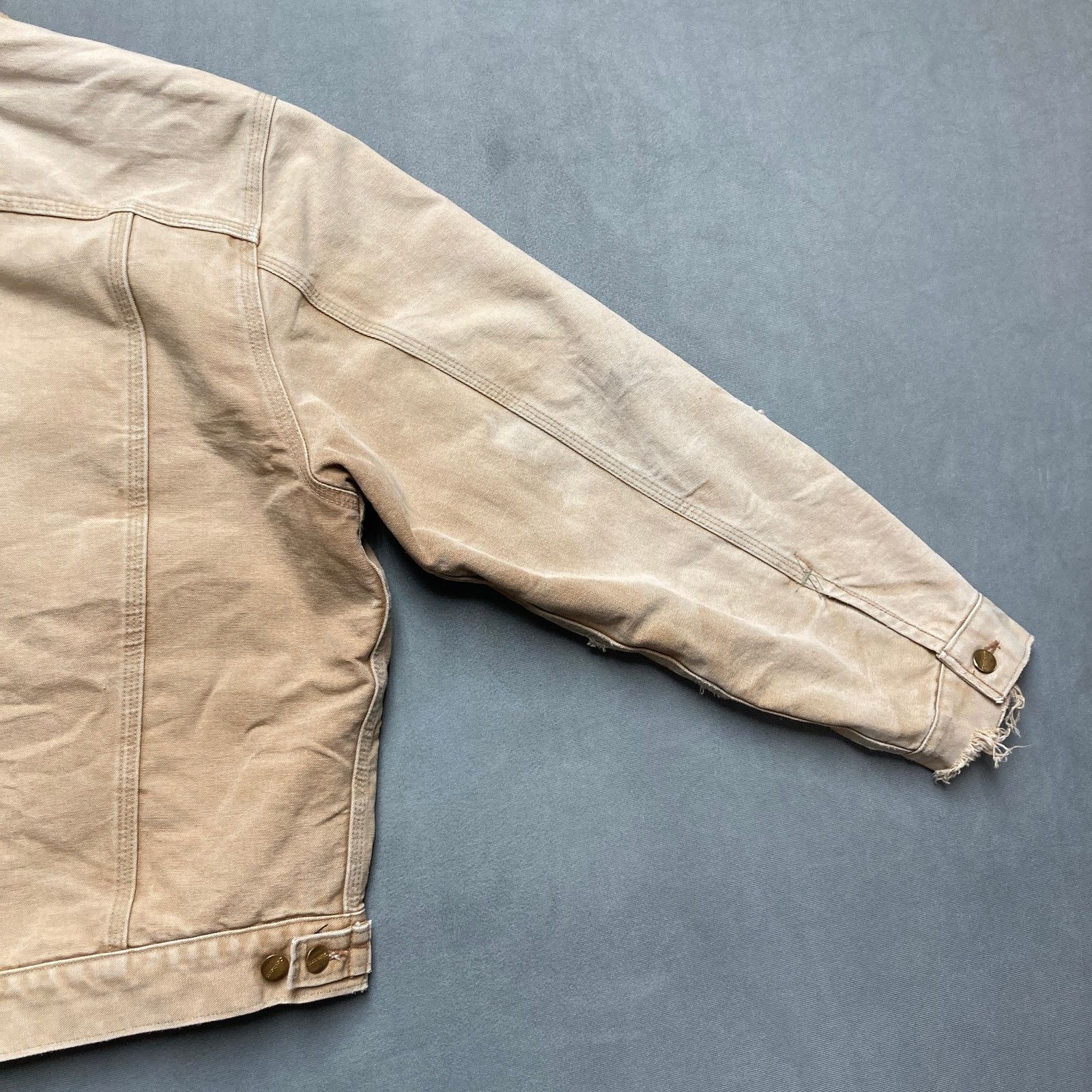 Carhartt Carhartt Trucker Jacket J148 Blanket-Lined Duck Mens Large Size US L / EU 52-54 / 3 - 18 Thumbnail