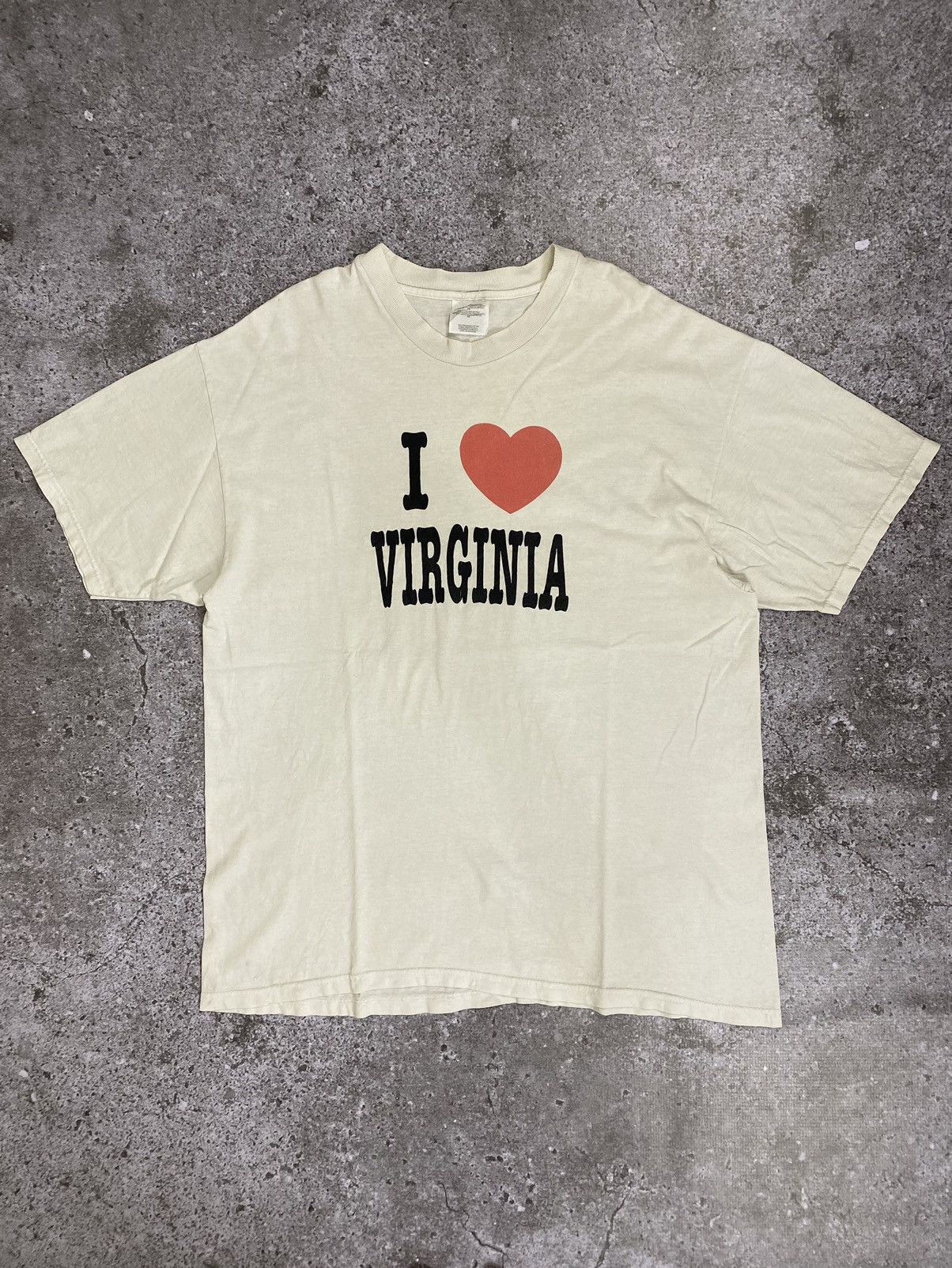 Vintage Vintage y2k i love virginia t shirt Size US XL / EU 56 / 4 - 1 Thumbnail