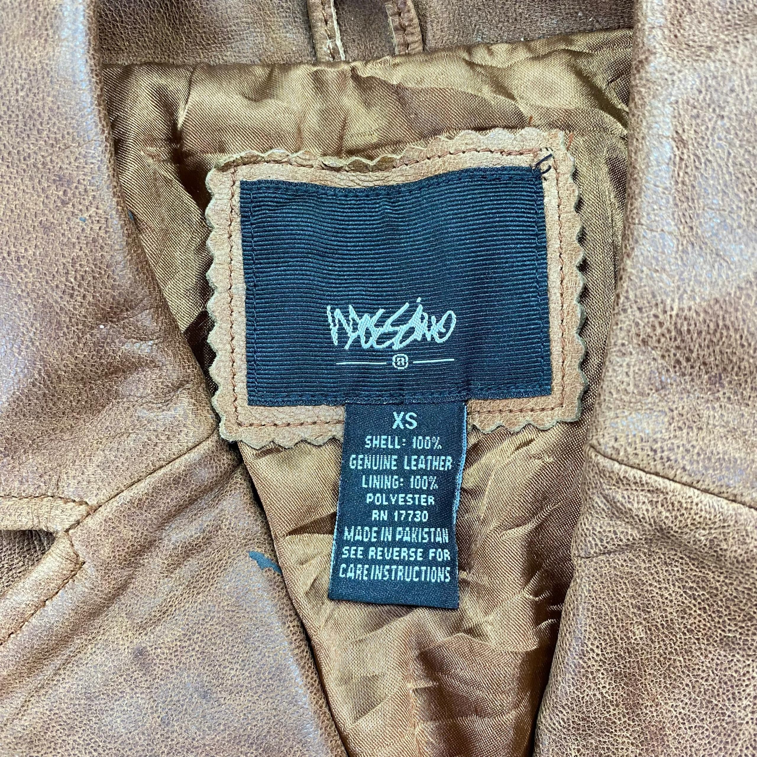 Mossimo Vintage Mossimo Leather Blazer Jacket Size XS / US 0-2 / IT 36-38 - 8 Thumbnail