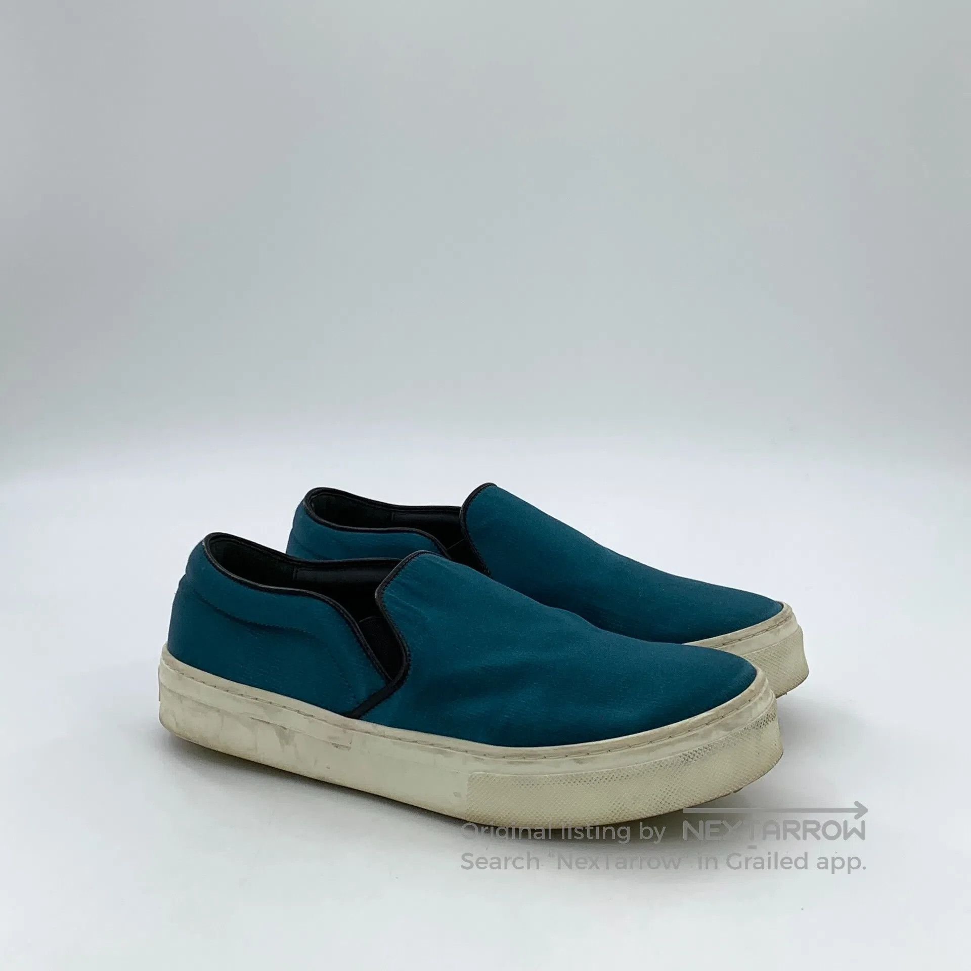 Celine CELINE Dark blue casual slip-on flat shoes| Size US 7 / IT 37 - 2 Thumbnail