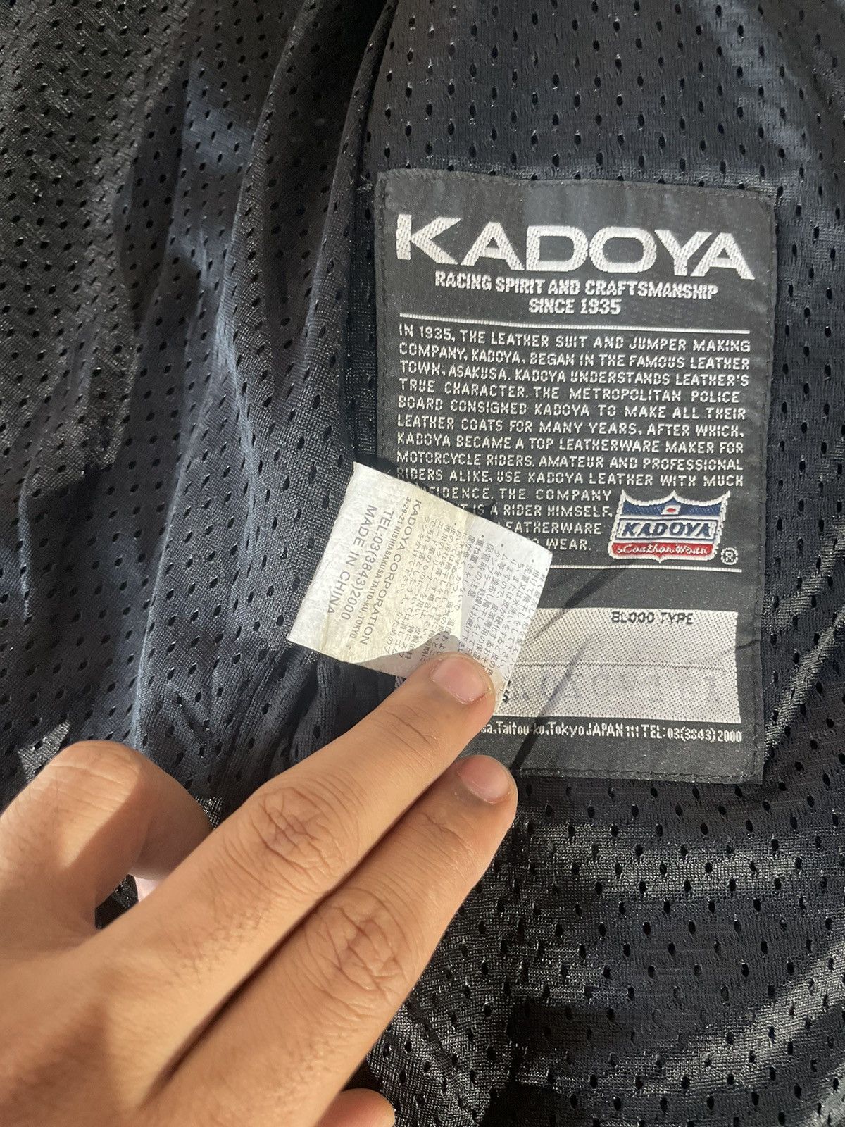 Designer × Japanese Brand Rare!! K's leather by Kodoya motorcycle jacket Size US XL / EU 56 / 4 - 6 Thumbnail