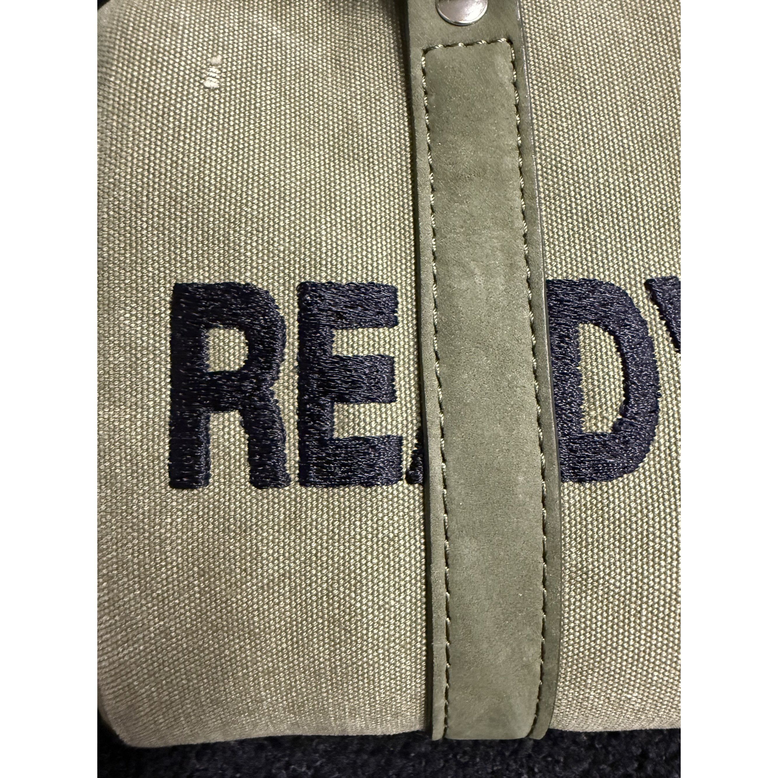 READYMADE Readymade Olive Green Canvas Overnight Bag Made In Japan Size ONE SIZE - 5 Thumbnail