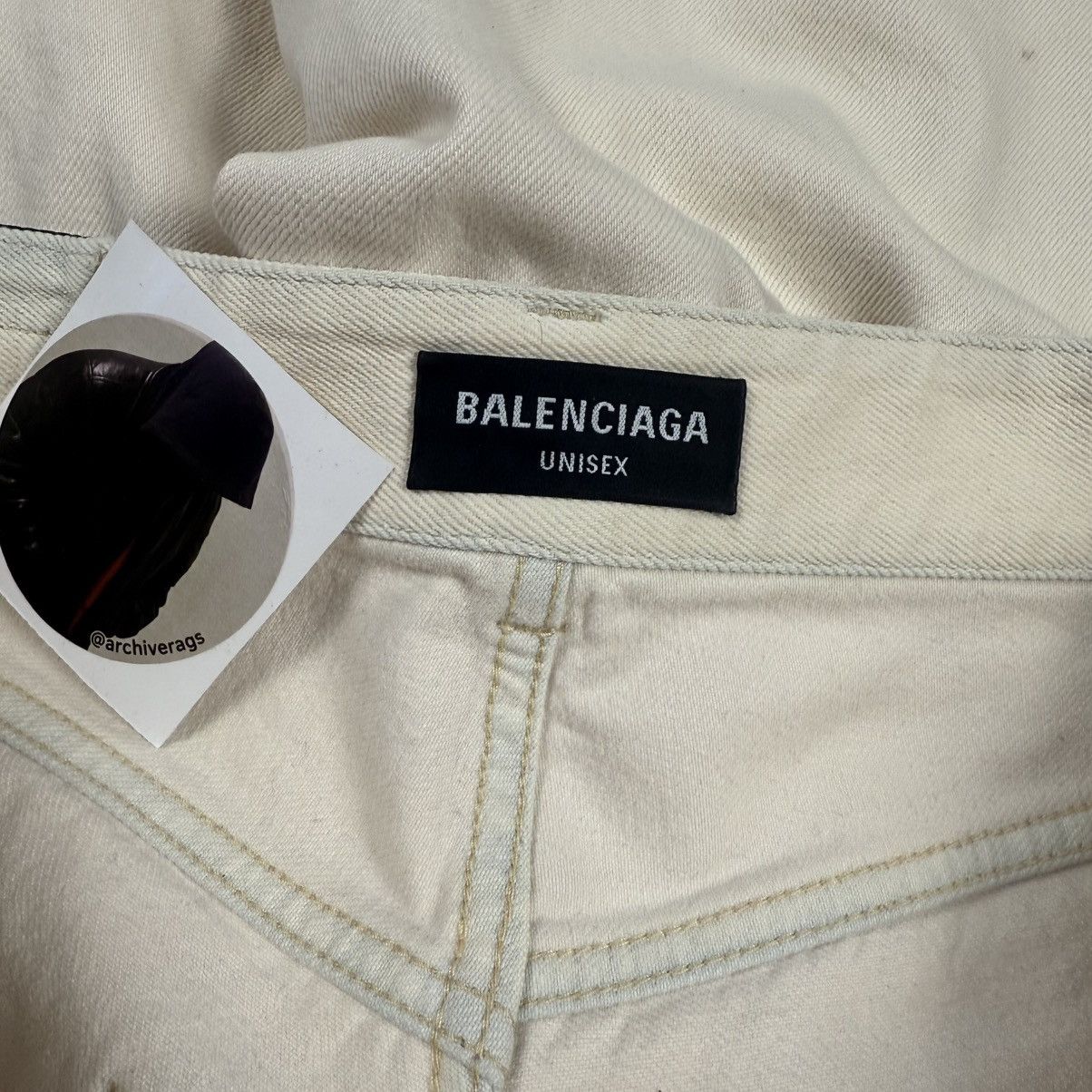Balenciaga Balenciaga Multi Pocket Wide Leg Cargo Denim Jeans Size US 32 / EU 48 - 7 Thumbnail