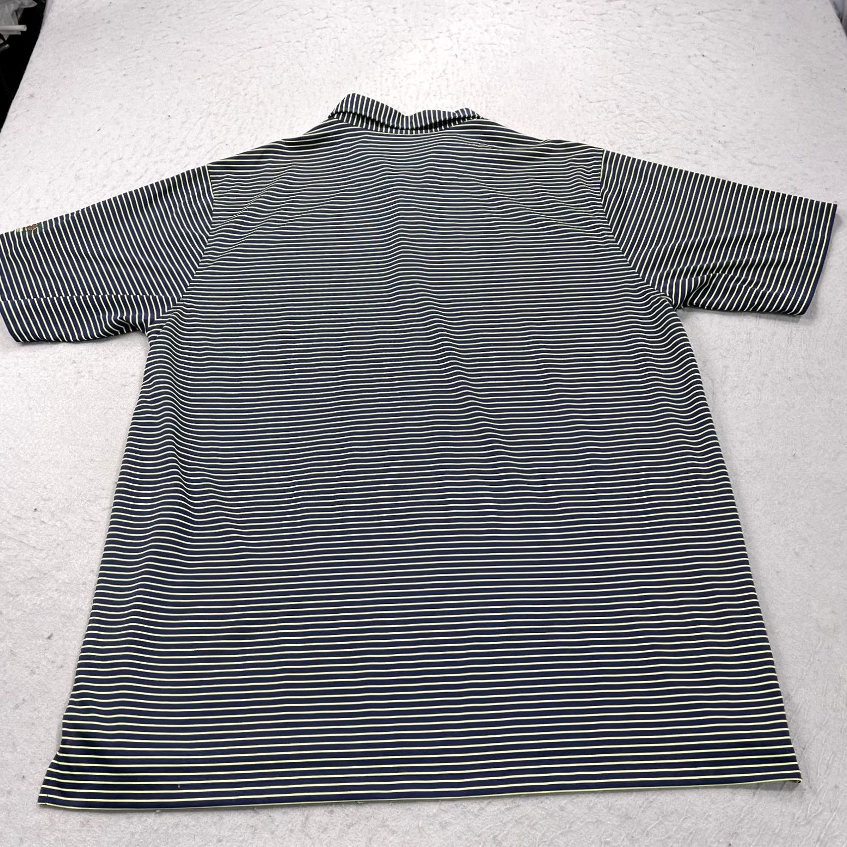 Needles Donald Ross Polo Shirt Mens XL Blue Striped Performance Golf Shirt Size US XL / EU 56 / 4 - 7 Thumbnail