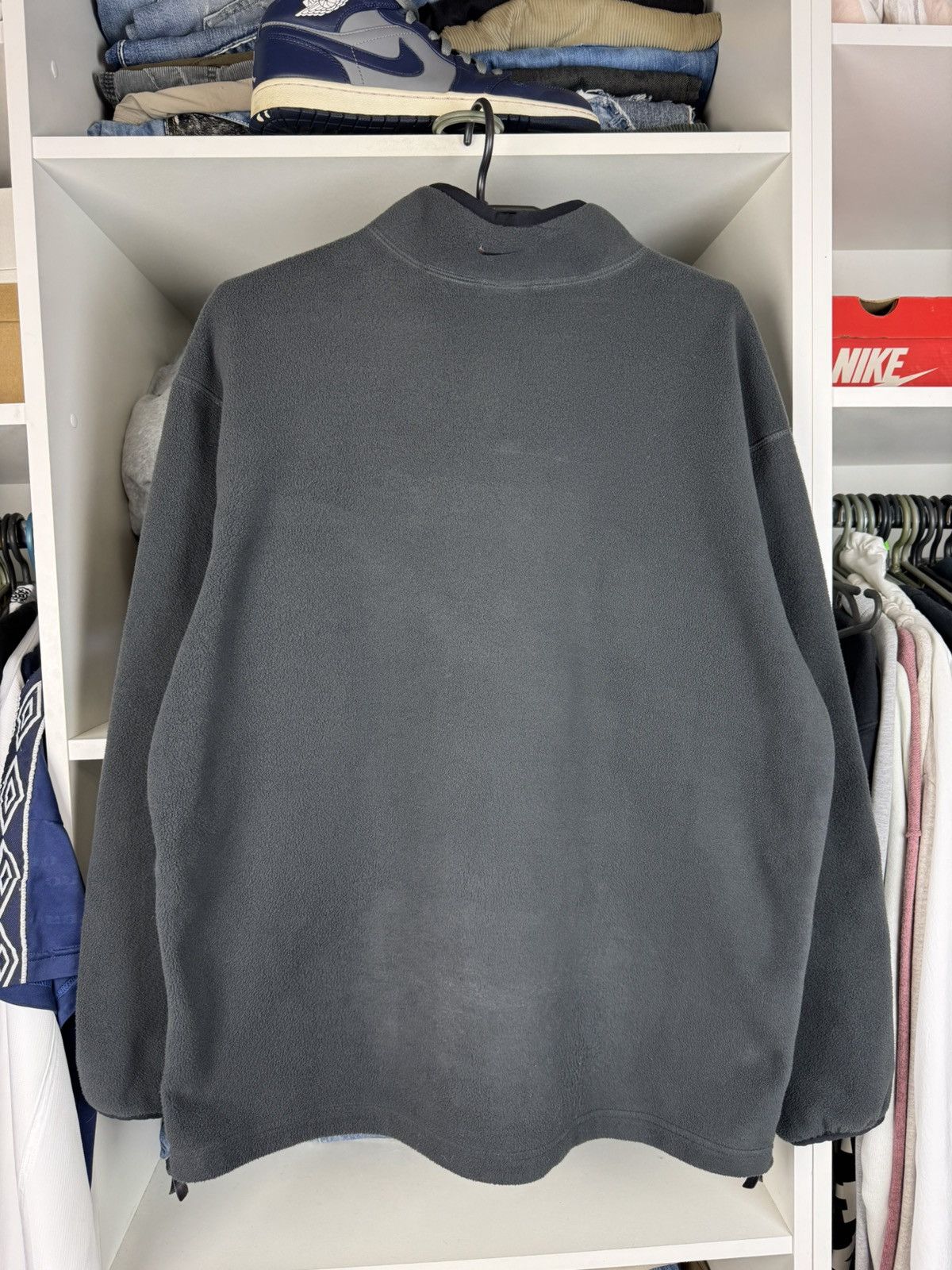 Nike Vintage Nike 1/4 Zip Fleece Pullover Side Zips Size US M / EU 48-50 / 2 - 15 Thumbnail