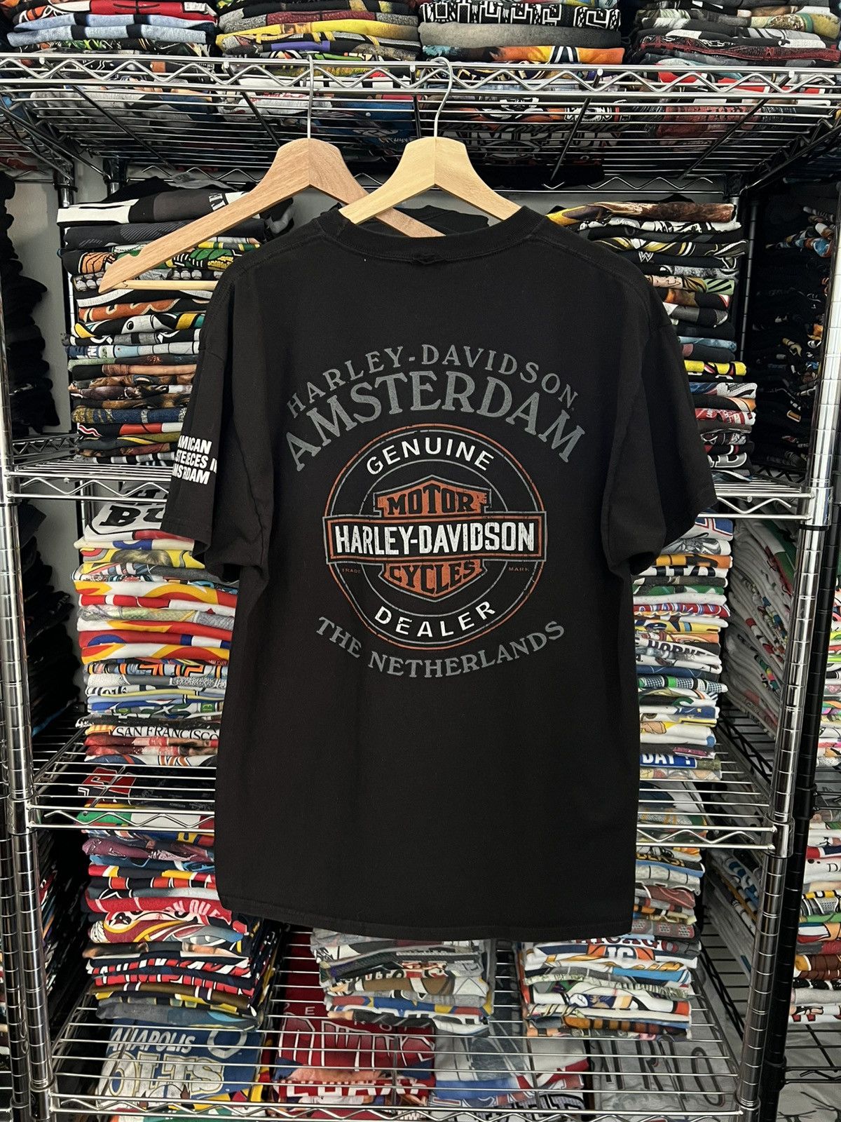 Harley Davidson H-D Amsterdam Masterpiece Art Tee Size US XL / EU 56 / 4 - 2 Thumbnail