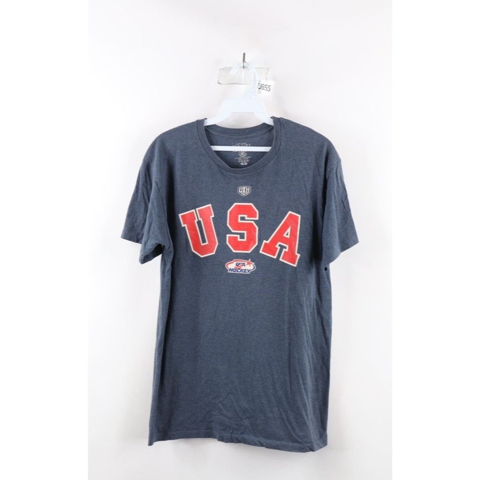 Vintage Retro Zach Parise Team USA Hockey Olympics T-Shirt Size US M / EU 48-50 / 2 - 1 Thumbnail