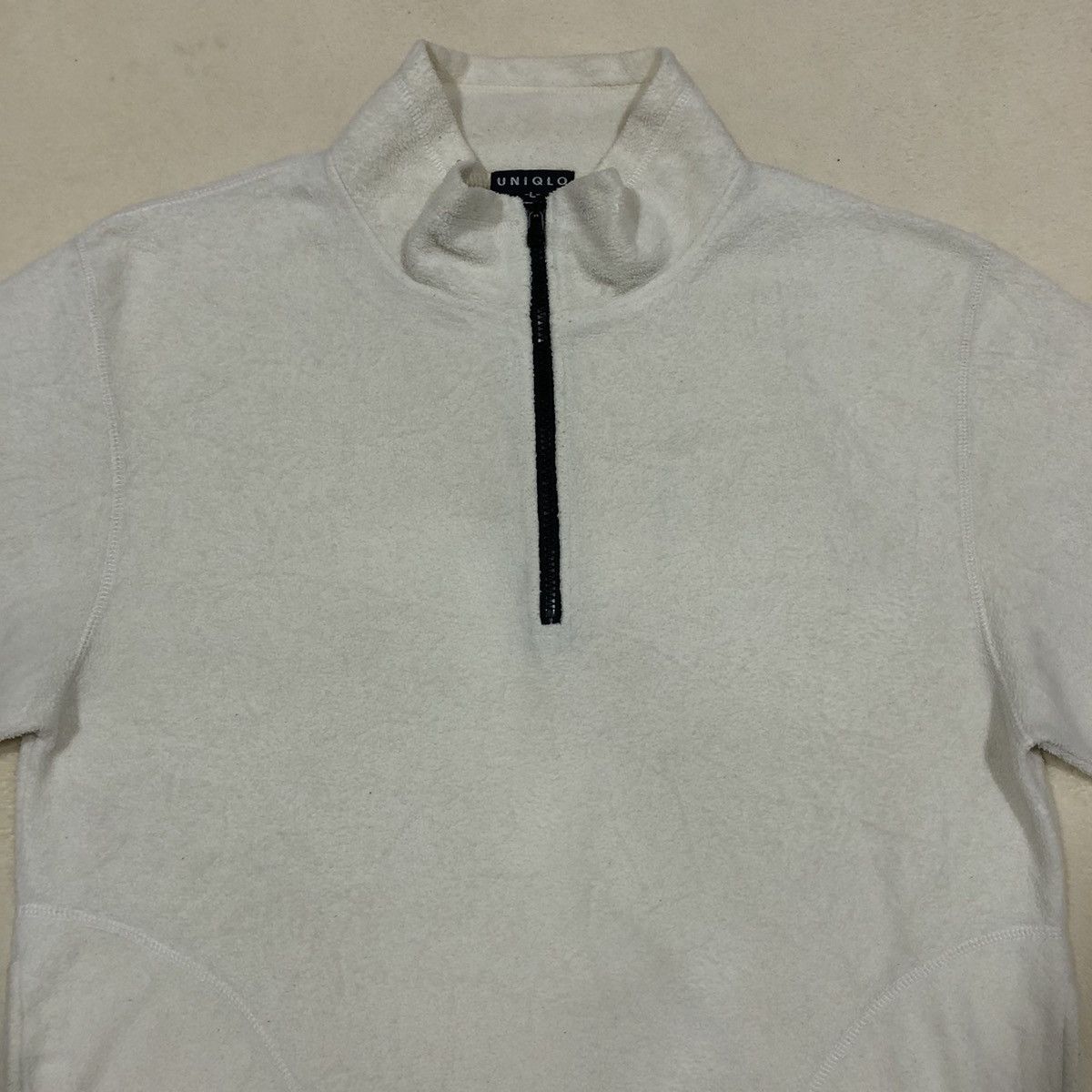 Japanese Brand × Uniqlo Japanese Brand UNIQLO Fleece Half Zipper Sweatshirt Size US L / EU 52-54 / 3 - 2 Thumbnail