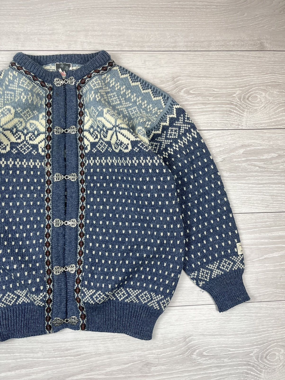 Dale Of Norway Dale Of Norway Vintage Wool Cable Knit Buckle Sweater XL Size US XL / EU 56 / 4 - 3 Thumbnail
