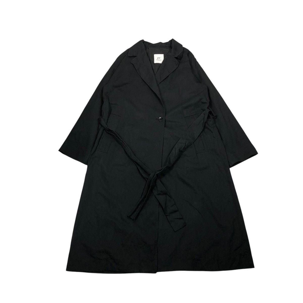 Japanese Brand 🔥RICH BLACK LONG JACKET 1er ARRONDISSEMENT ISSEY MIYAKE Size US M / EU 48-50 / 2 - 1 Thumbnail