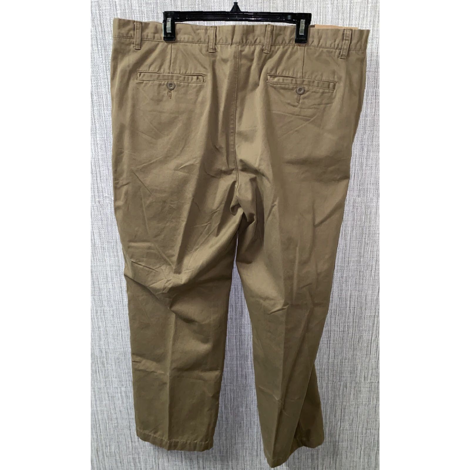 Roundtree & Yorke Roundtree & Yorke Casuals Mens Brown Relaxed Fit Pants Size 42 X 30 Size US 42 / EU 58 - 4 Thumbnail