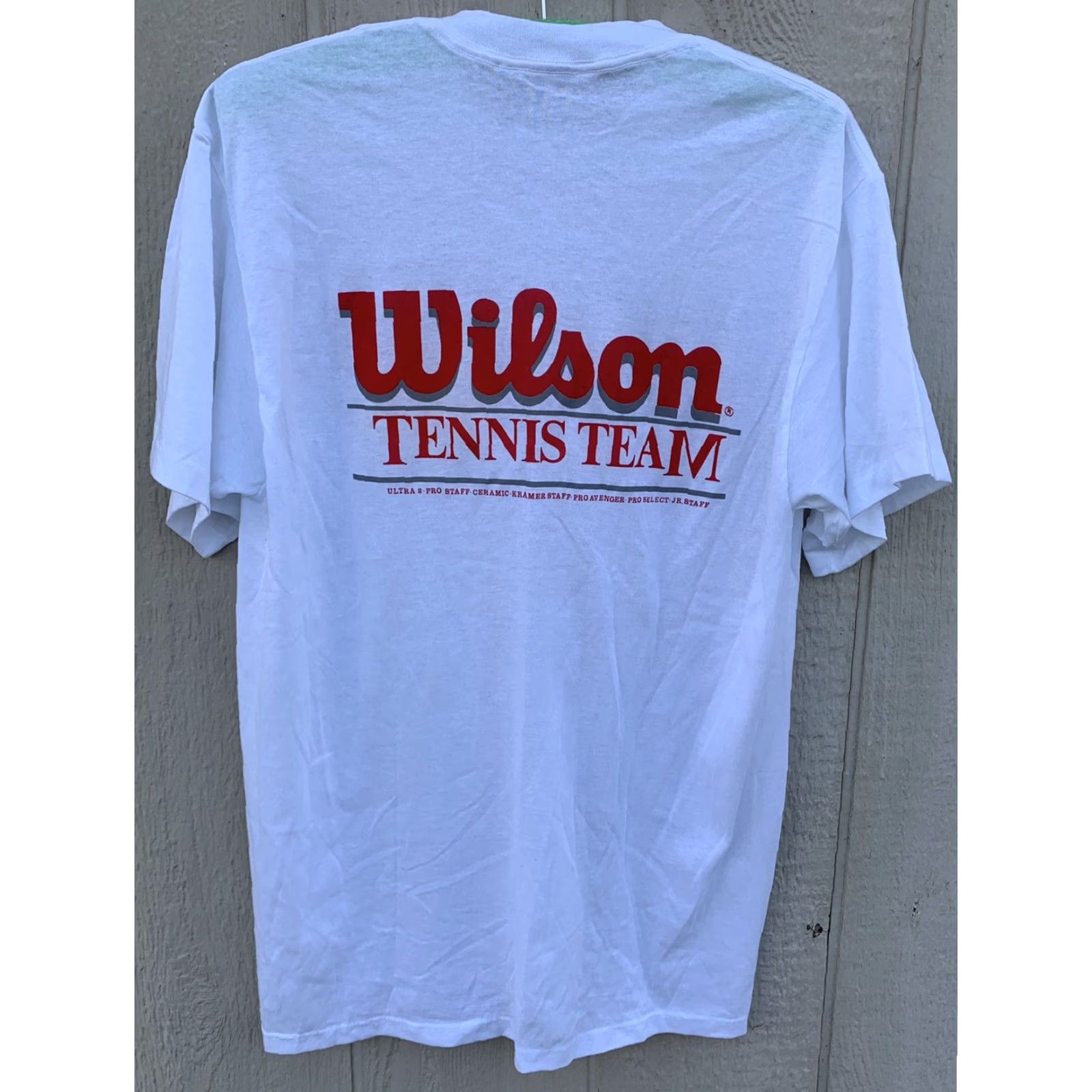 Wilson vintage UC Davis Tennis t-shirt Wilson Tennis Team made in USA size XL Size US XL / EU 56 / 4 - 3 Thumbnail