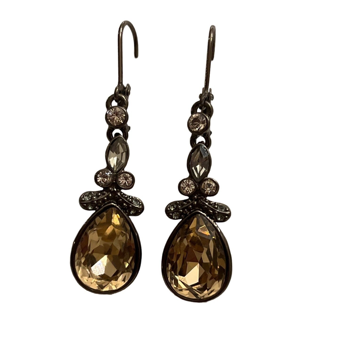 Givenchy Givenchy Vintage Peach Crystal Drop Earrings Size ONE SIZE - 4 Thumbnail