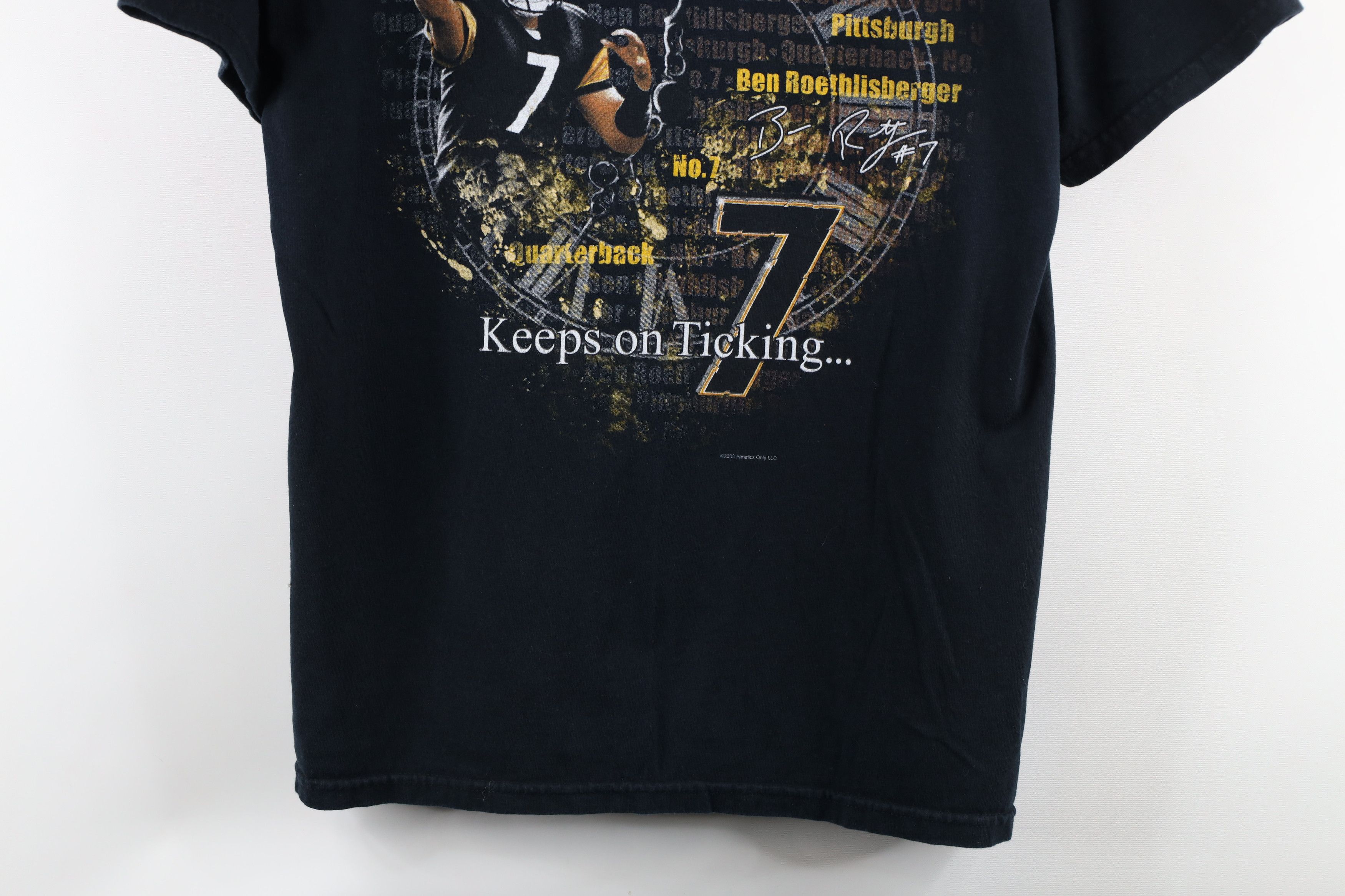 Vintage Vintage Y2K Ben Roethlisberger Pittsburgh Football T-Shirt Size US L / EU 52-54 / 3 - 3 Thumbnail
