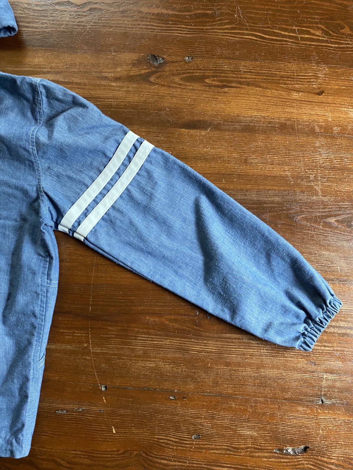 Bloomingdale's Vintage 80’s Bloomingdale’s Blue Full Zip Light Hood Jacket Size US S / EU 44-46 / 1 - 16 Thumbnail