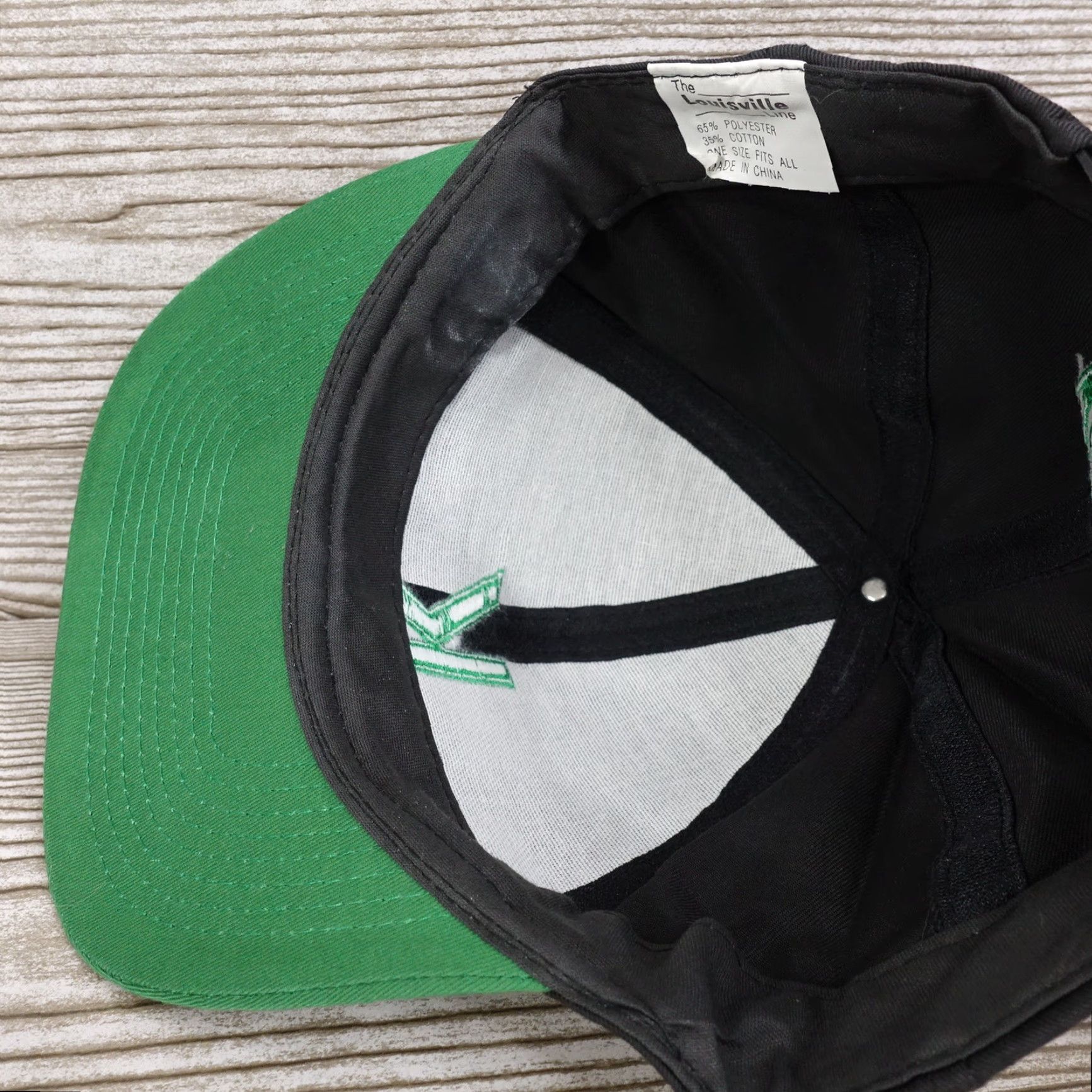 Vintage Vintage Louisville Line Kool Cigarettes Promo Black Green Snapback Baseball Cap Adult Adjustable Casual Men Women Size ONE SIZE - 6 Thumbnail