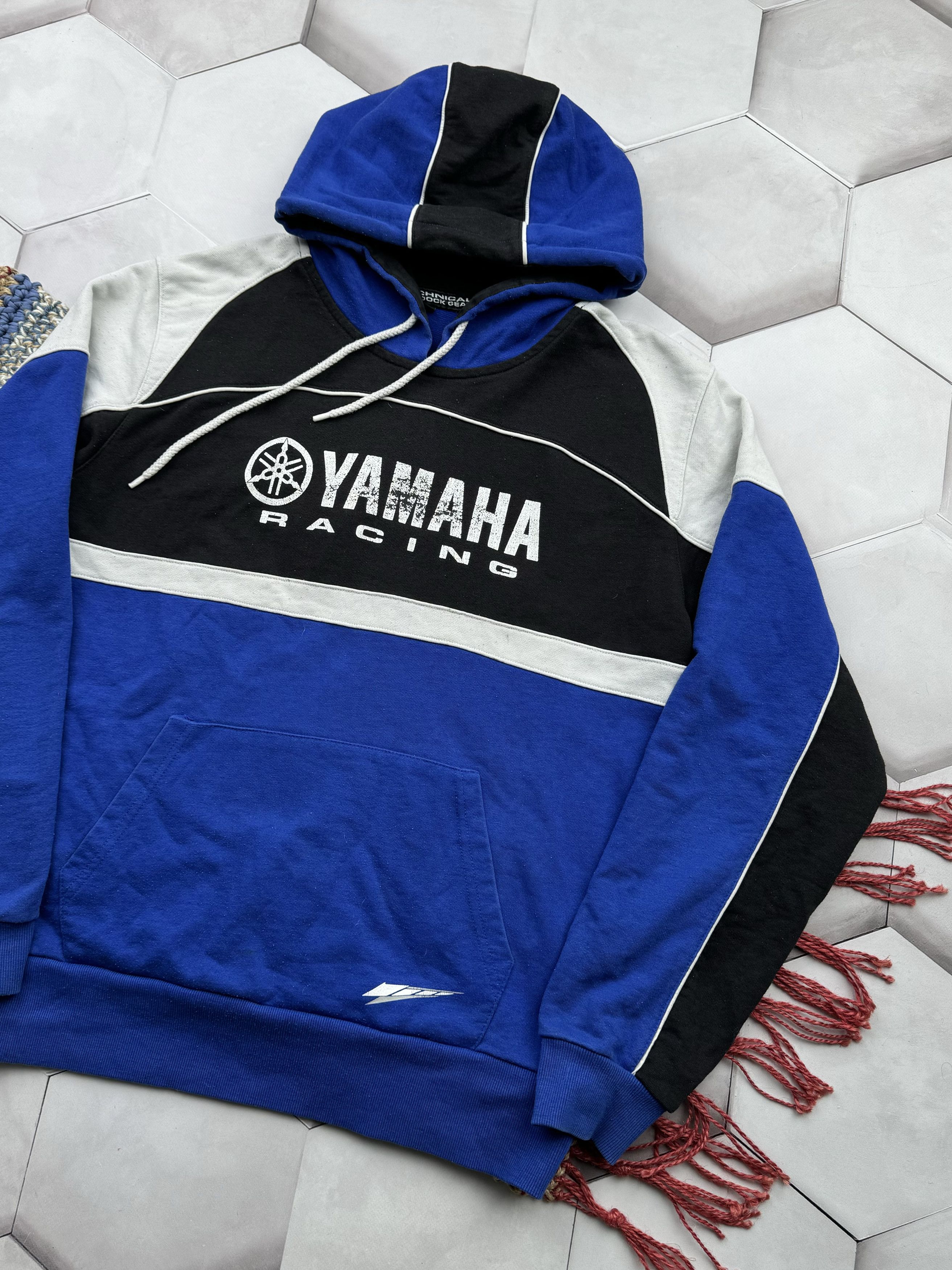 Vintage Yamaha 90's Racing Hoodie Size US XL / EU 56 / 4 - 3 Thumbnail